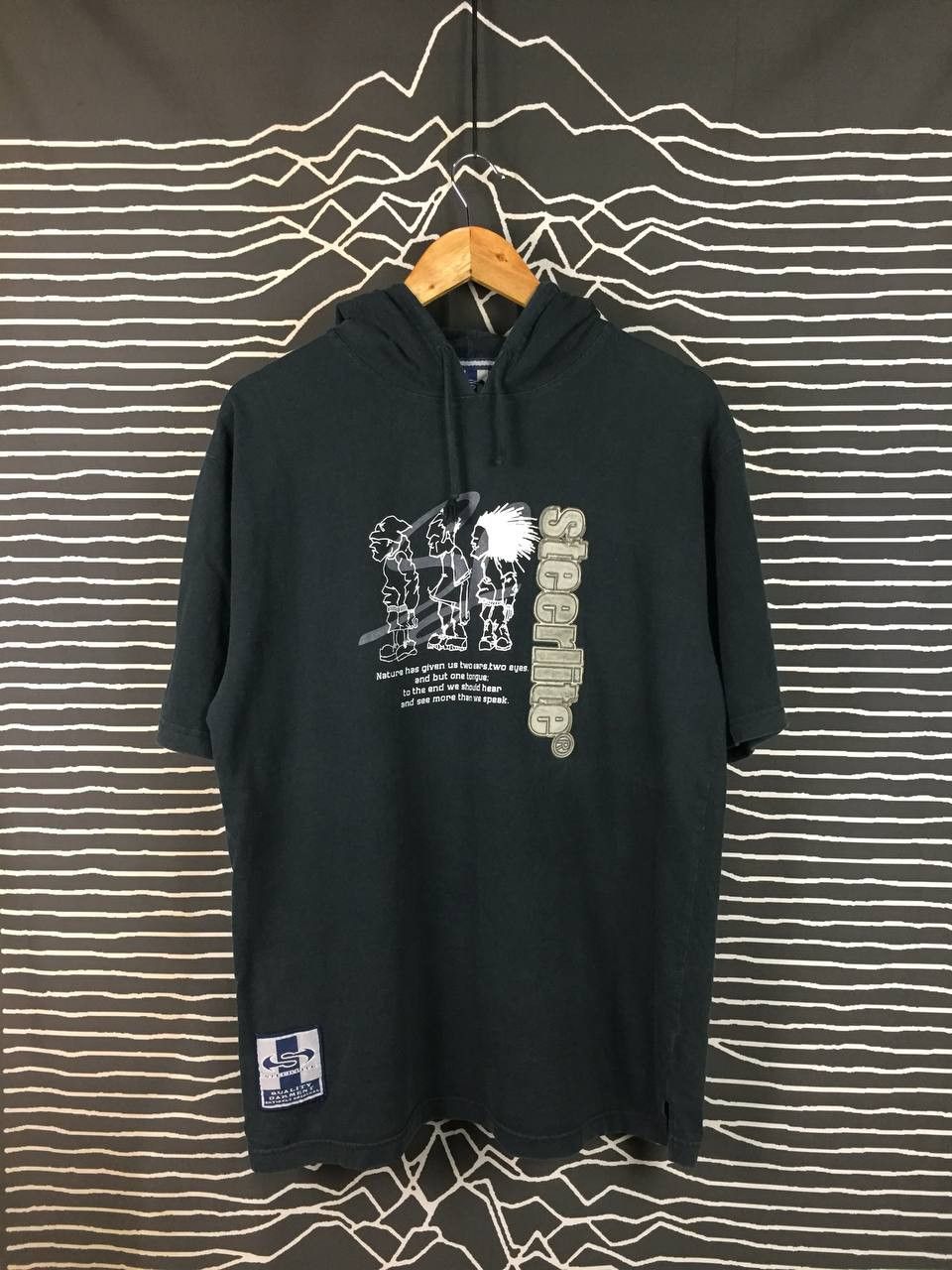 Japanese Brand Vtg Steerlite Japanese Streetwear Short Sleeve Hooded Tee Size US L / EU 52-54 / 3 - 2 Thumbnail