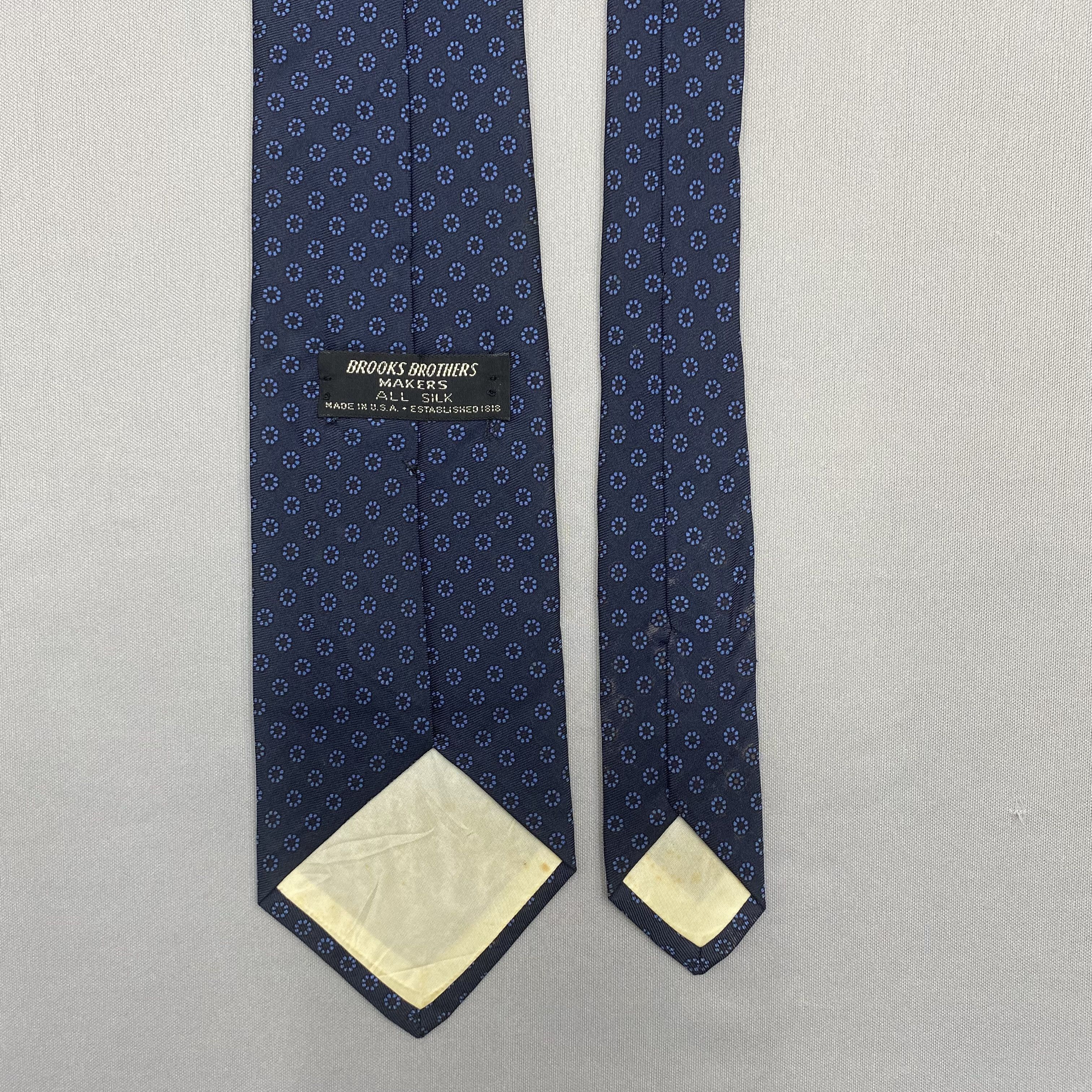 Brooks Brothers Vintage Brooks Brothers SILK Necktie Cravate Pure Silk Size ONE SIZE - 6 Thumbnail