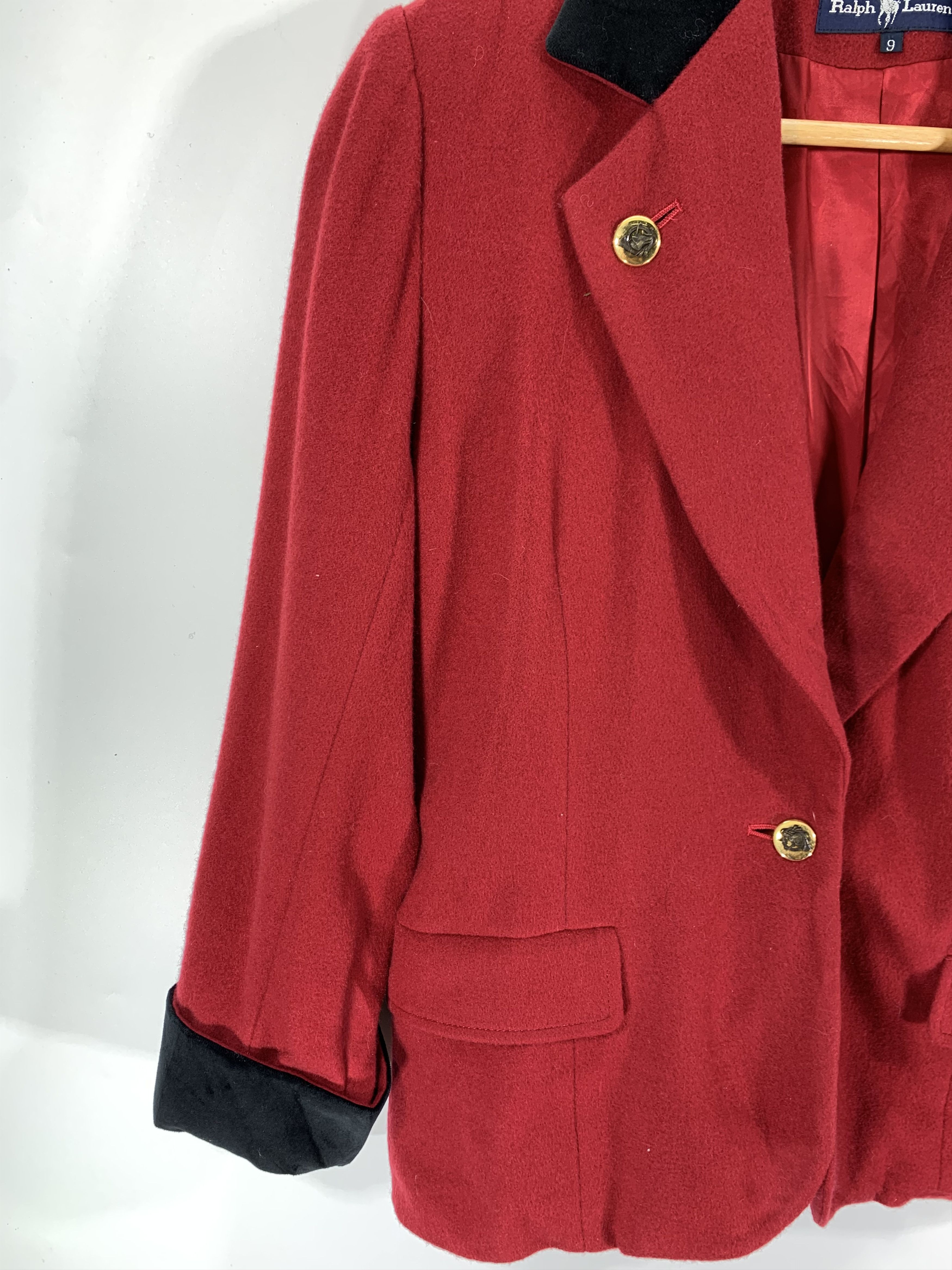 Polo Ralph Lauren × Ralph Lauren × Vintage Vintage Ralph Lauren Wool Jacket Size M / US 6-8 / IT 42-44 - 3 Thumbnail