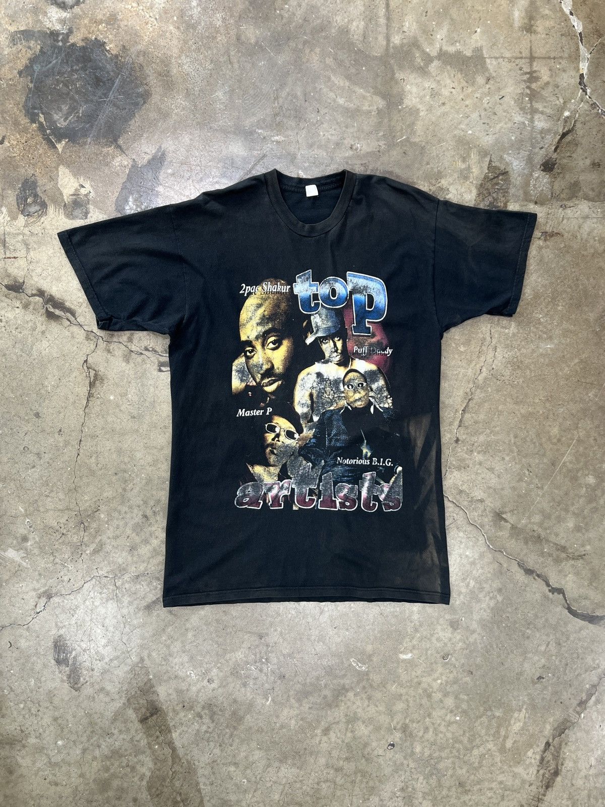 Rap Tees Vintage 90s Tupac Master P Notorious Big Rap Tee XL Size US XL / EU 56 / 4 - 2 Thumbnail