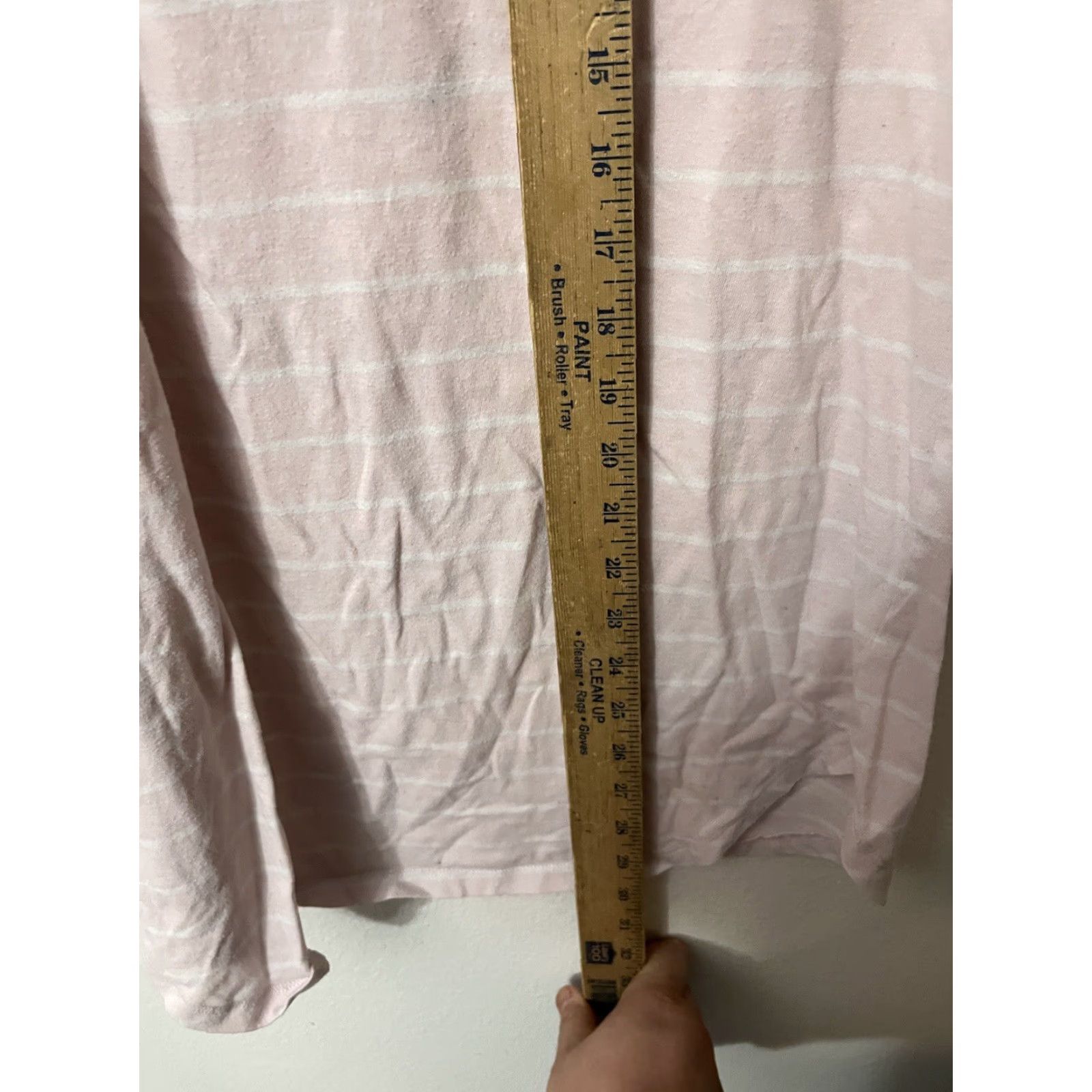 Victoria's Secret Victoria's Secret Top Shirt Long Sleeve Small Pink Striped Lounge Casual Knit Cotton Women Regular Size S Size S / US 4 / IT 40 - 4 Thumbnail