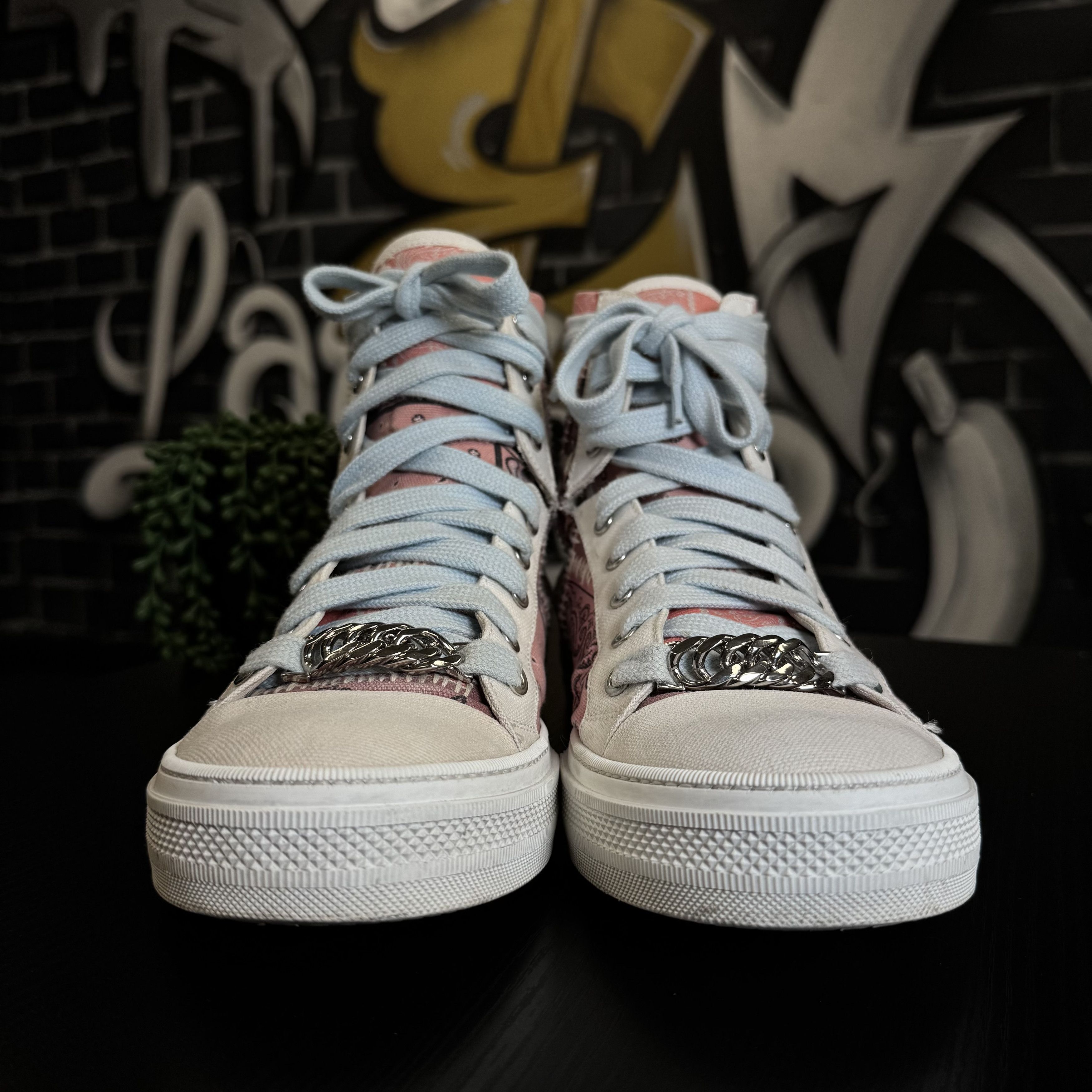 Amiri AMIRI BANDANA PATCHWORK HI SUNSET Size US 10 / EU 43 - 2 Thumbnail