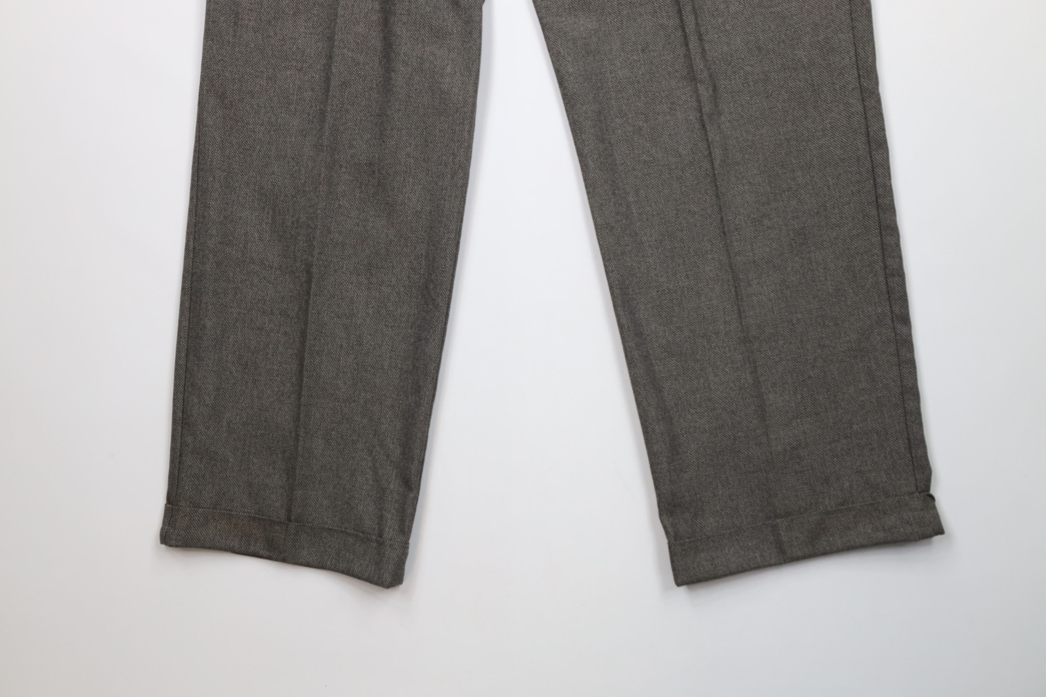 Vintage Vintage 90s Streetwear Blend Knit Wide Leg Chino Pants Gray Size US 36 / EU 52 - 4 Thumbnail