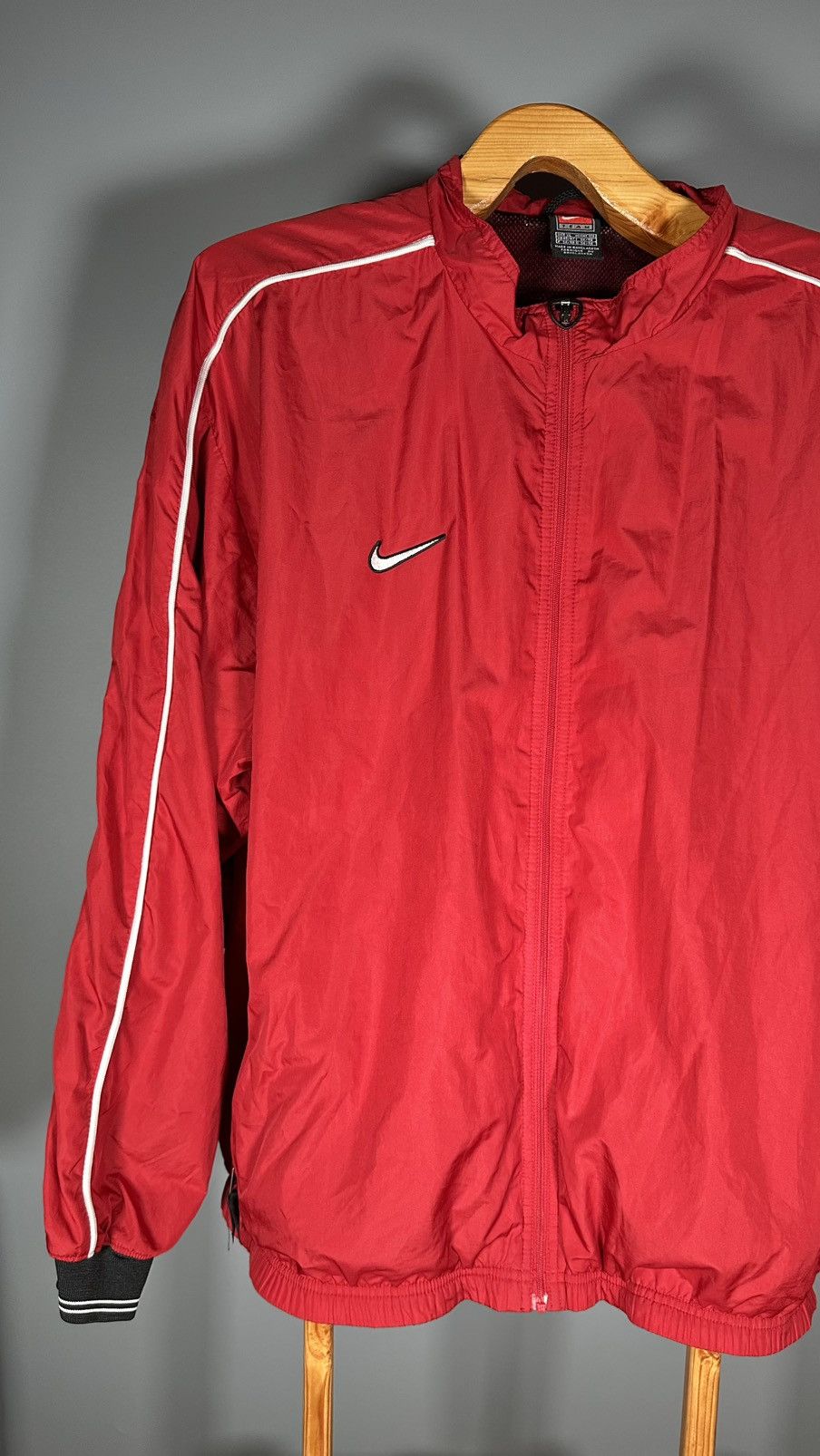 Nike Vintage Nike Track Jacket 90s🔥 Size US XL / EU 56 / 4 - 4 Thumbnail