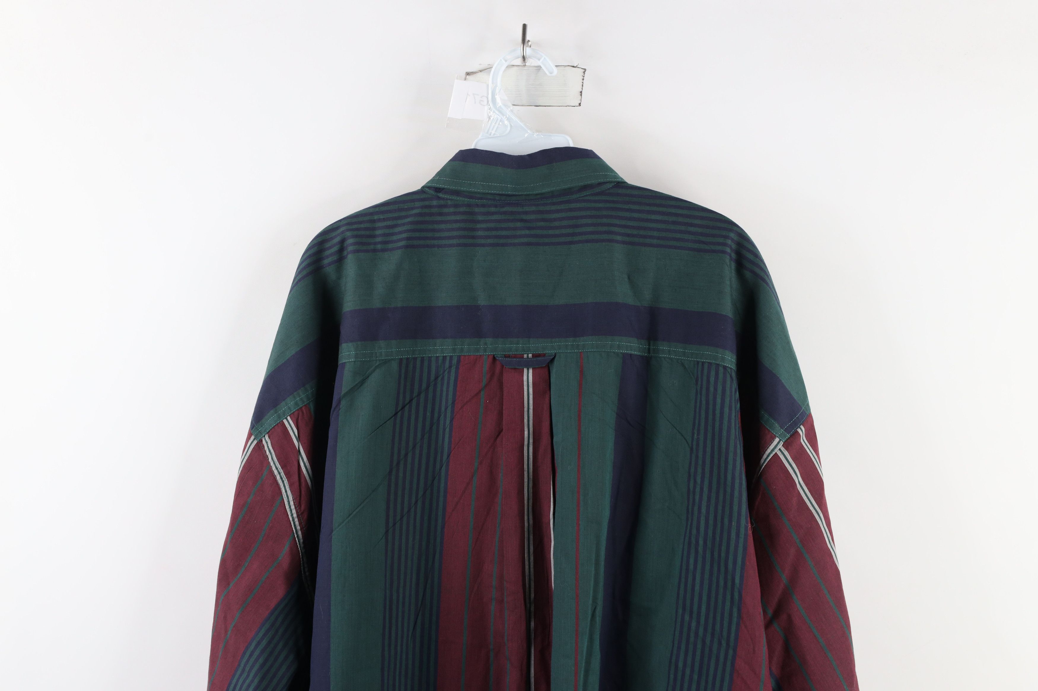Vintage Deadstock Vintage 90s Streetwear Block Button Down Shirt Size US XXL / EU 58 / 5 - 11 Thumbnail