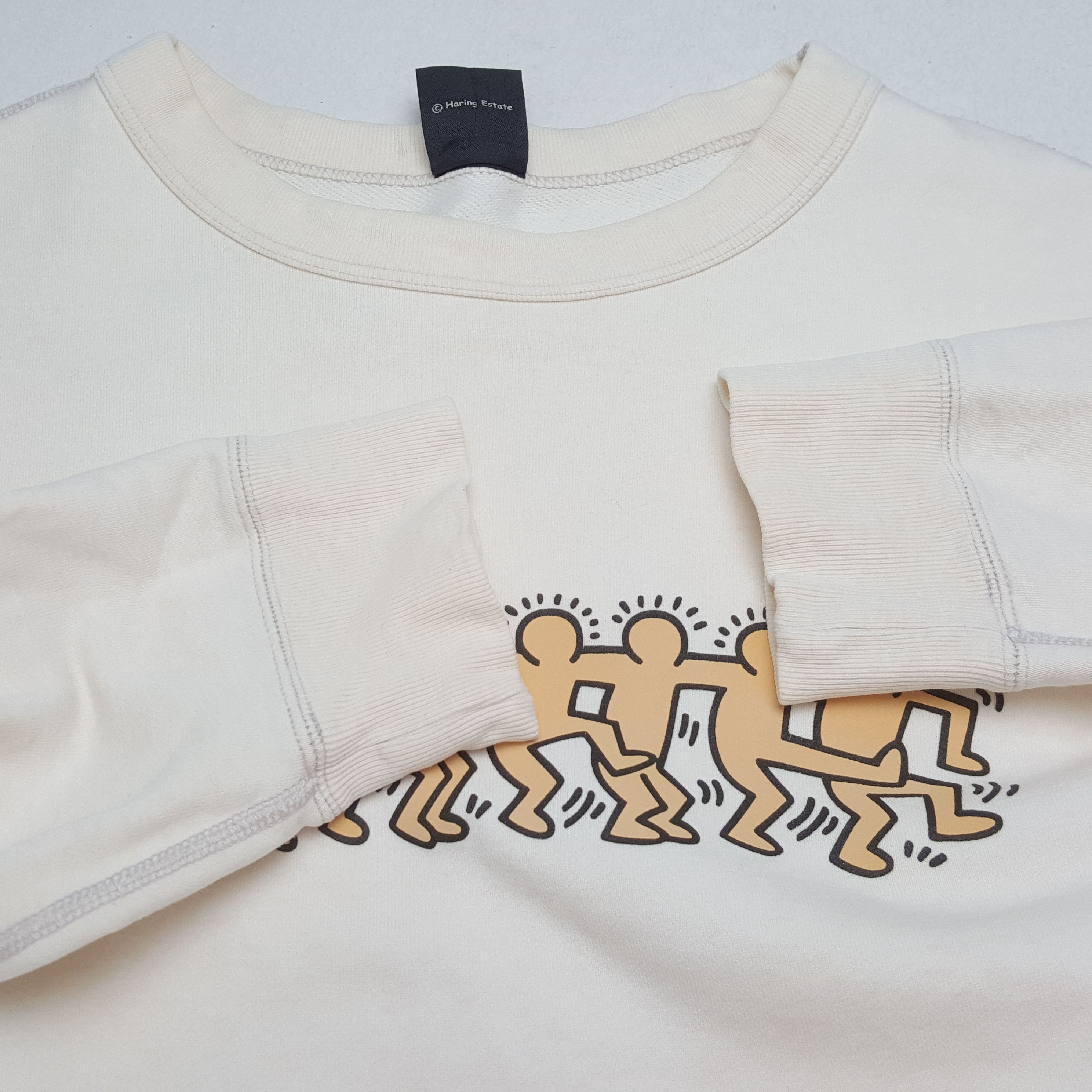 Keith Haring × Vintage Vintage KEITH HARING American Art Artist Promo Sweatshirts Size US L / EU 52-54 / 3 - 8 Thumbnail