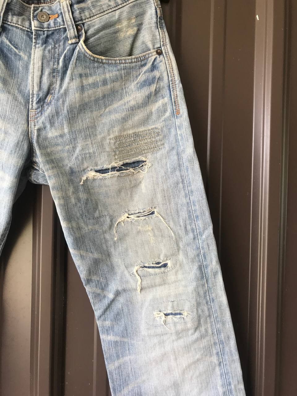 Japanese Brand Edwin Lot 403XV Wash Patchwork Denim Kapital Inspired Size US 30 / EU 46 - 3 Thumbnail