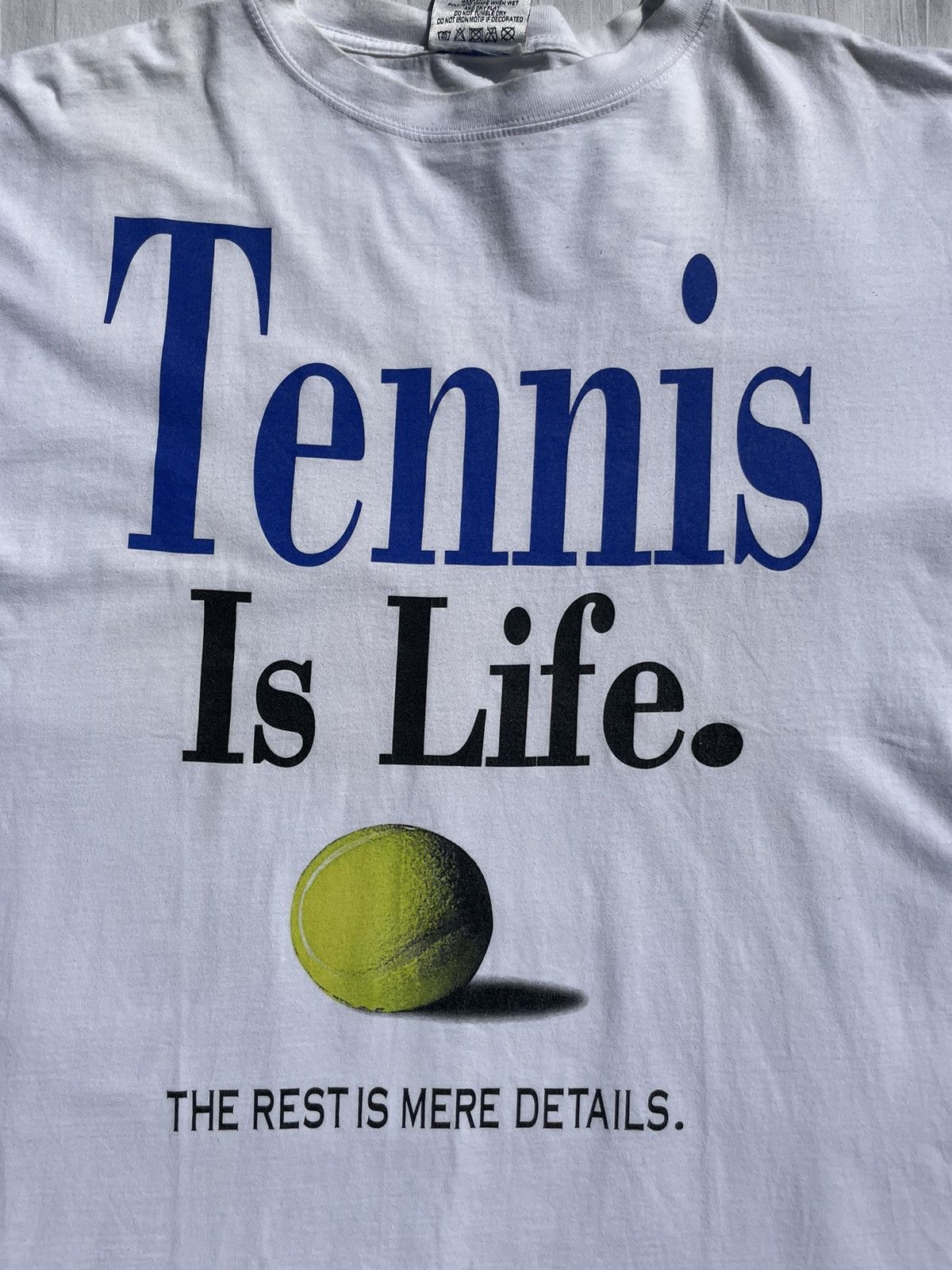 Vintage Vintage Tennis T-Shirt Size US XL / EU 56 / 4 - 2 Thumbnail