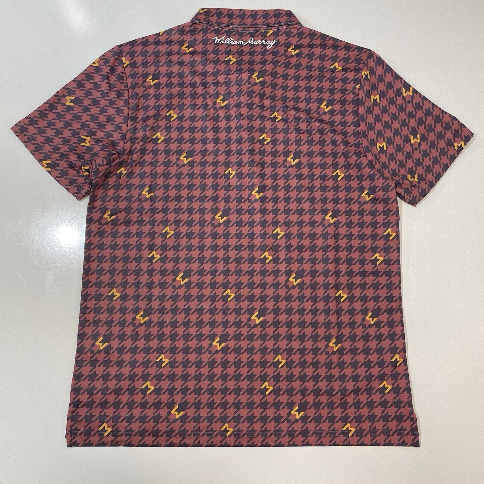 Polo Ralph Lauren NEW William Murray Golf Polo Shirt Mens Medium Houndstooth Size US M / EU 48-50 / 2 - 5 Thumbnail