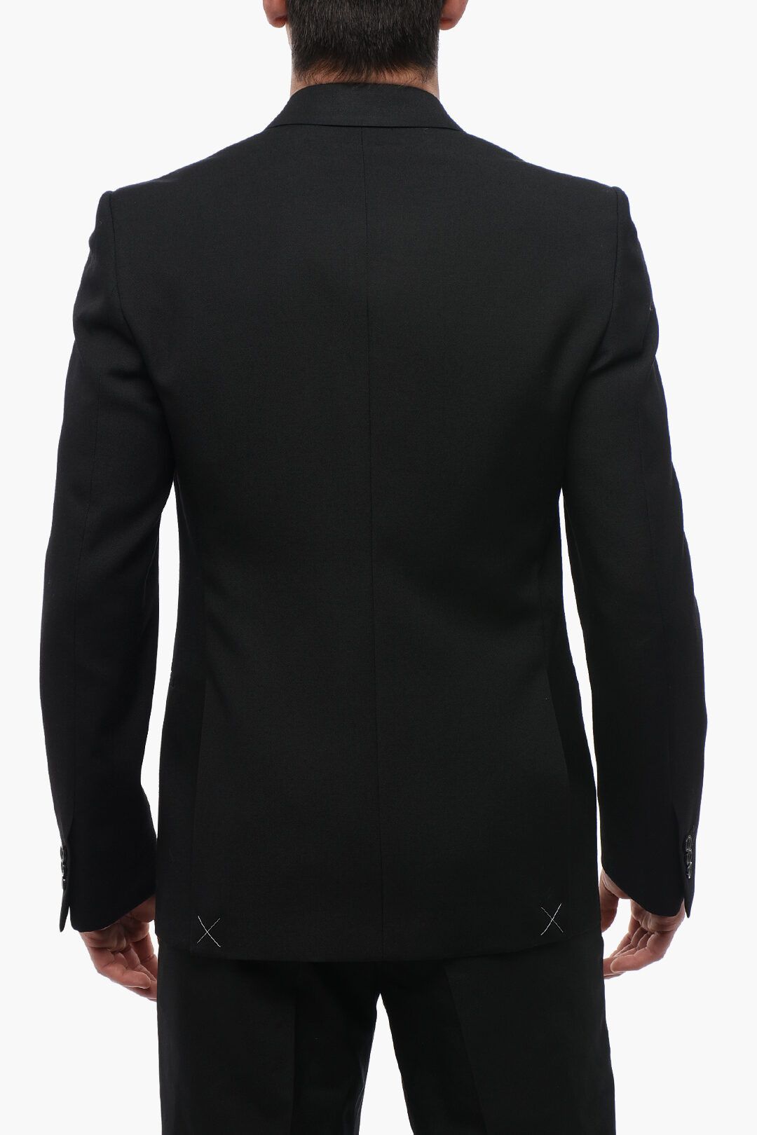 Off-White og1mm1025 Double-breasted Tattoo Blazer in Black Size US M / EU 48-50 / 2 - 2 Thumbnail