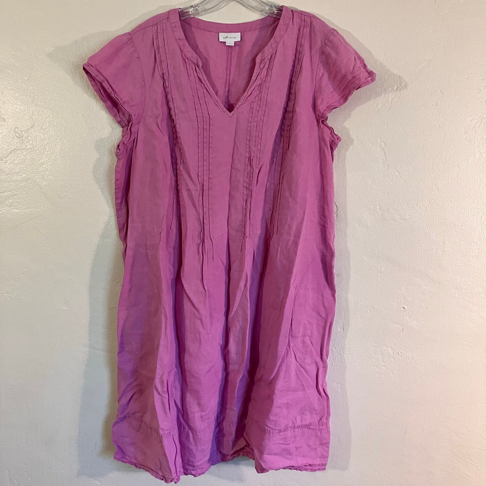 J. Jill J. JIll Love Linen Pink Dress Women's XL Size XL / US 12-14 / IT 48-50 - 1 Thumbnail
