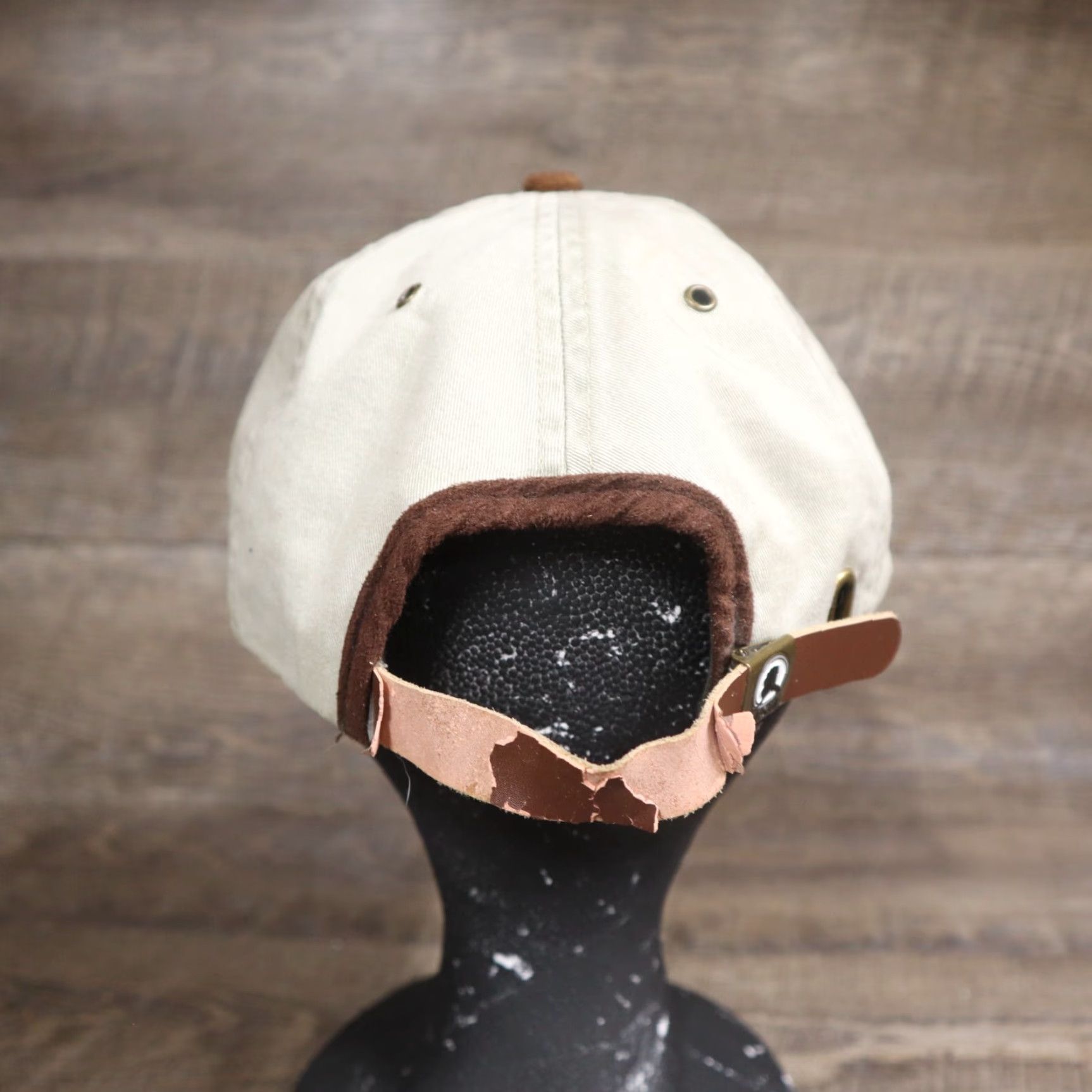 Vintage VINTAGE Alaska To Go Baseball Cap Hat Adjustable Adult Beige Eagle Moose Bear Casual Size ONE SIZE - 4 Thumbnail