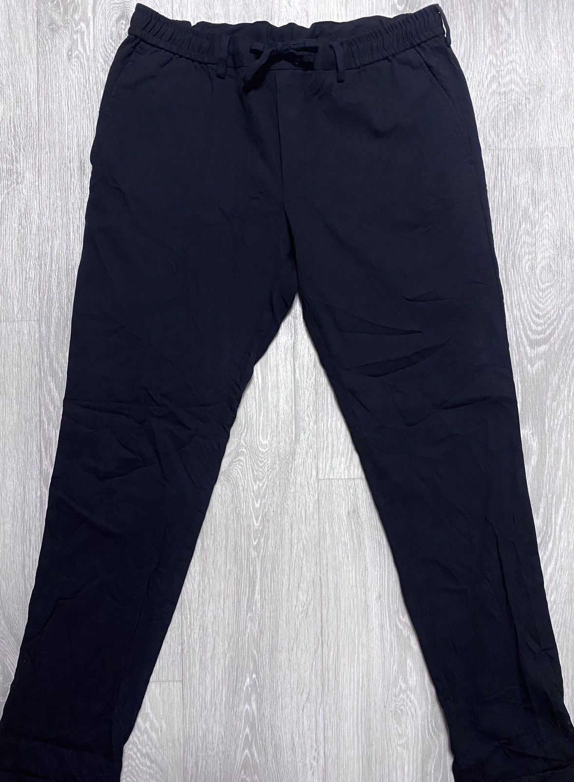 These Glory Days These Glory Days T Ollie Pants Drawstring Black Wool Trouser Size US 32 / EU 48 - 5 Thumbnail