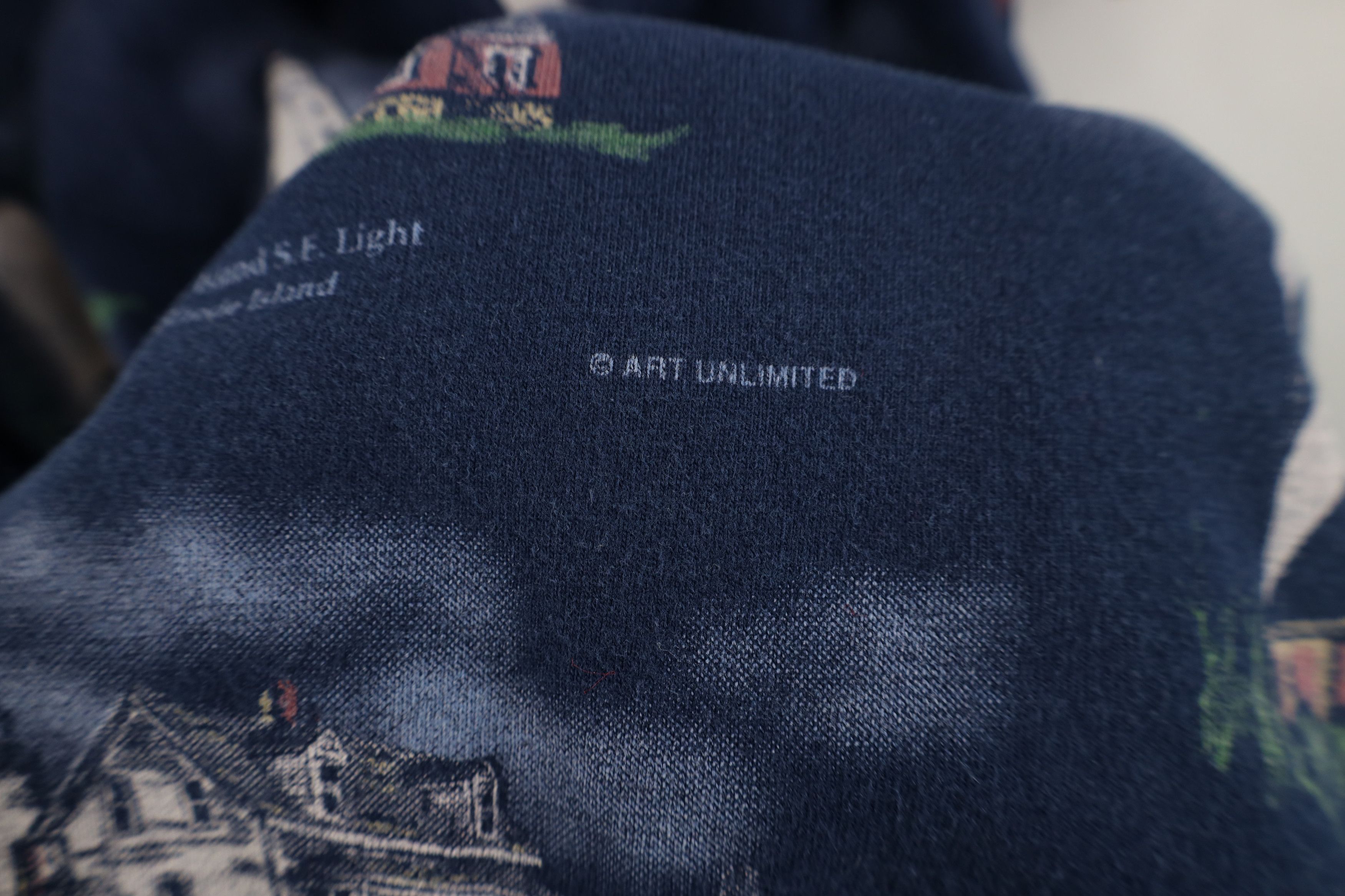 Vintage Vintage 90s Streetwear Lighthouse Print Short Sleeve T-Shirt Size US XXL / EU 58 / 5 - 6 Thumbnail