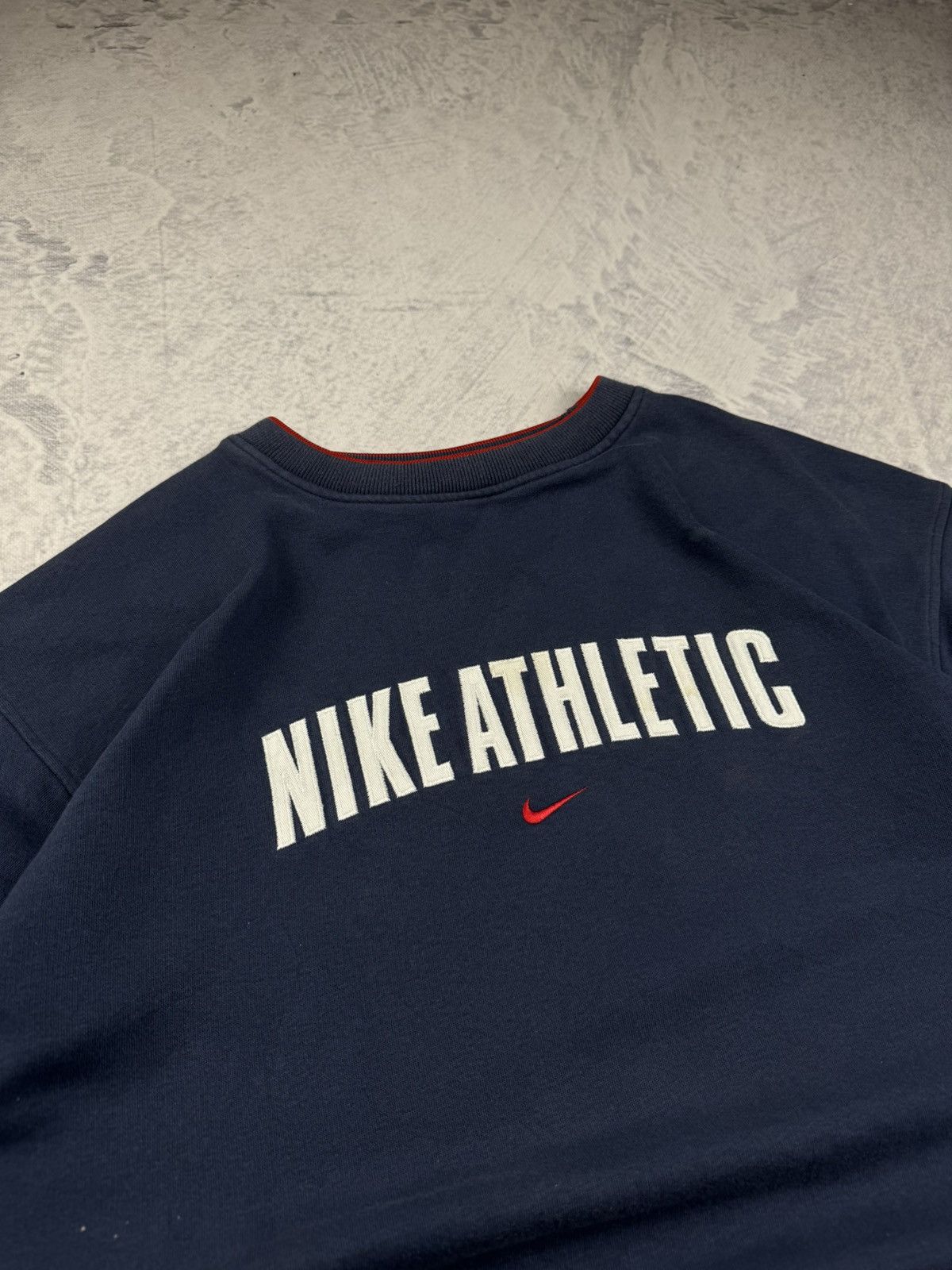 Nike × Vintage NIKE VINTAGE CENTER LOGO OVERSIZE BOXY SWEATSHIRT Size US XL / EU 56 / 4 - 3 Thumbnail