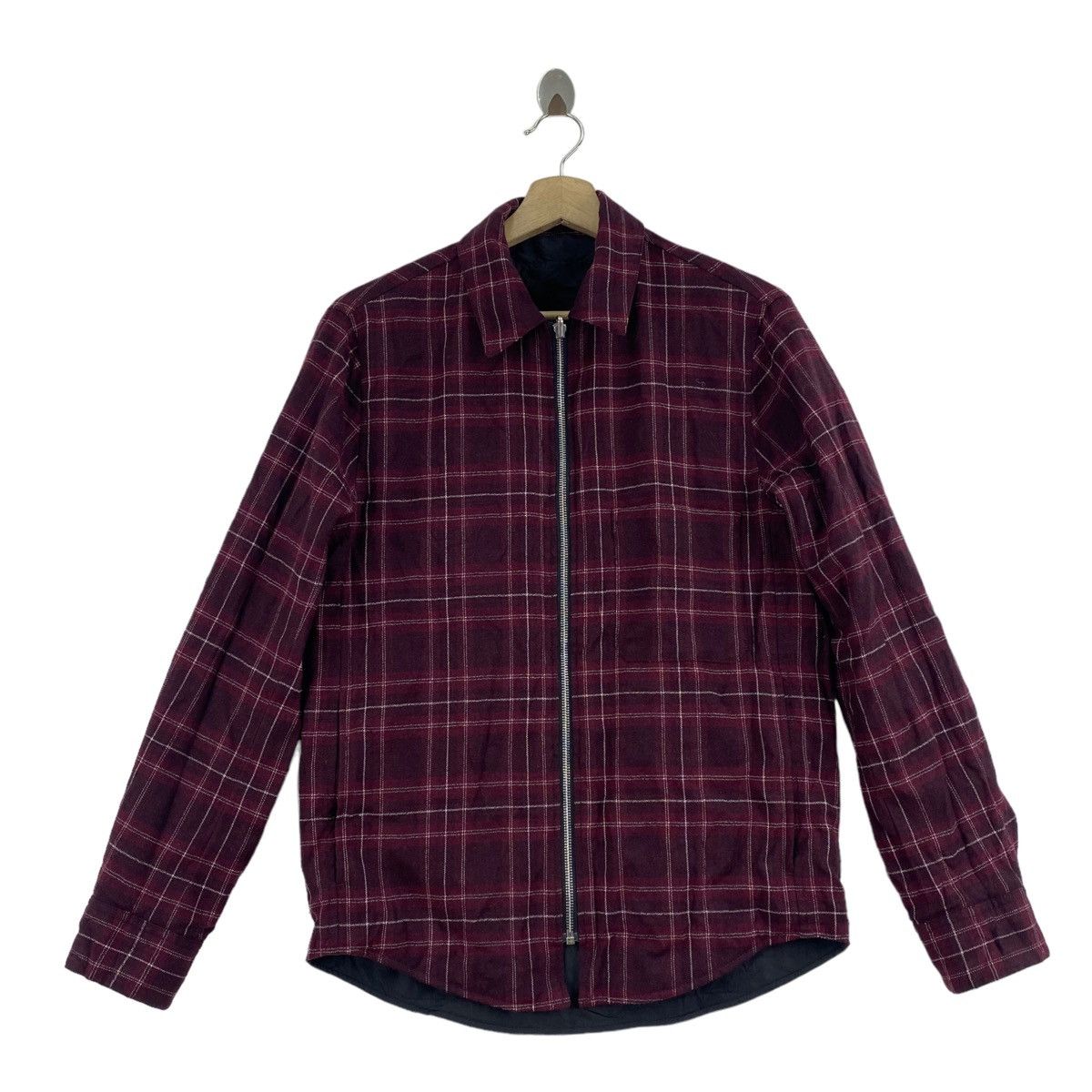 Theory THEORY Japanese Brand Check Tartan Reversible Full Zipper Size US XS / EU 42 / 0 - 1 Thumbnail