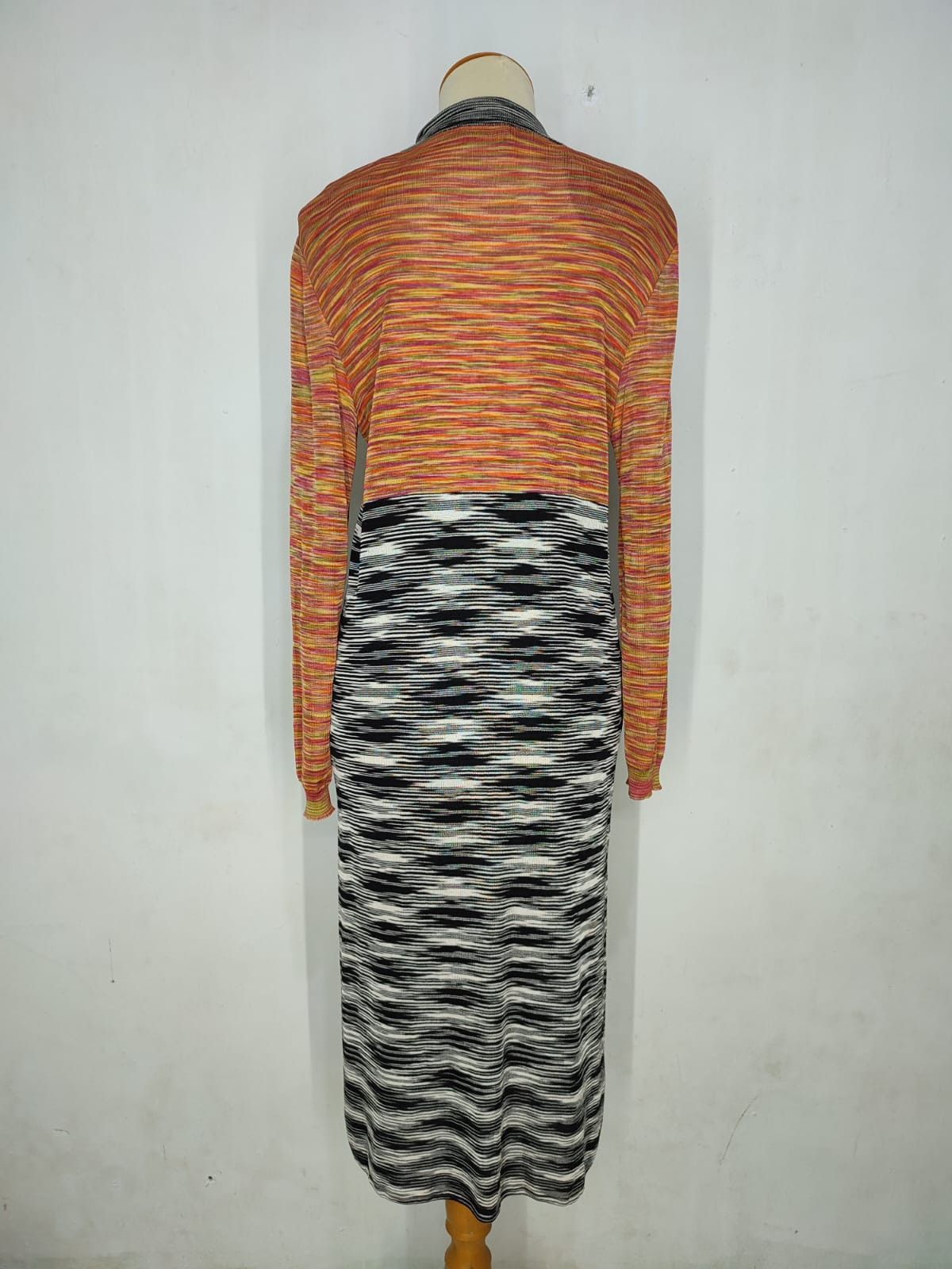 Designer × Missoni × Vintage 💥Vintage Missoni Long Cardigan Size M / US 6-8 / IT 42-44 - 2 Thumbnail