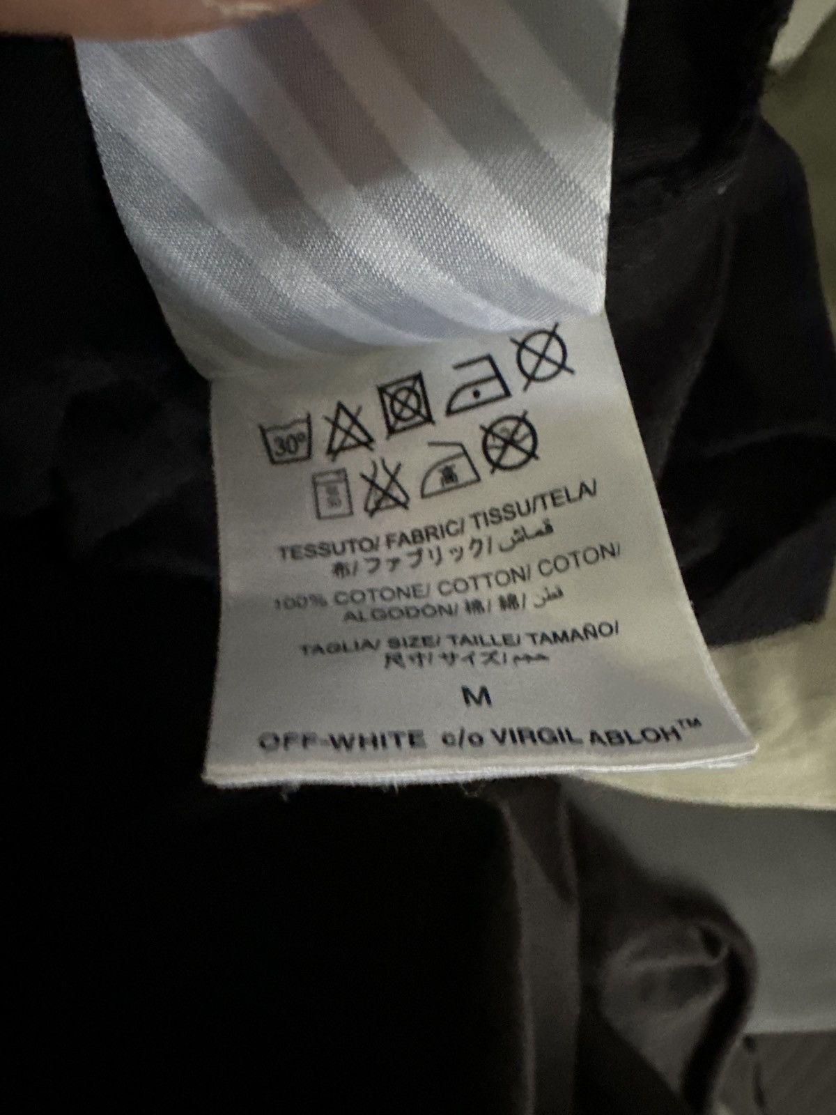 Off-White × Vlone VLONE OFF-WHITE T-Shirt Blue Size US M / EU 48-50 / 2 - 6 Thumbnail