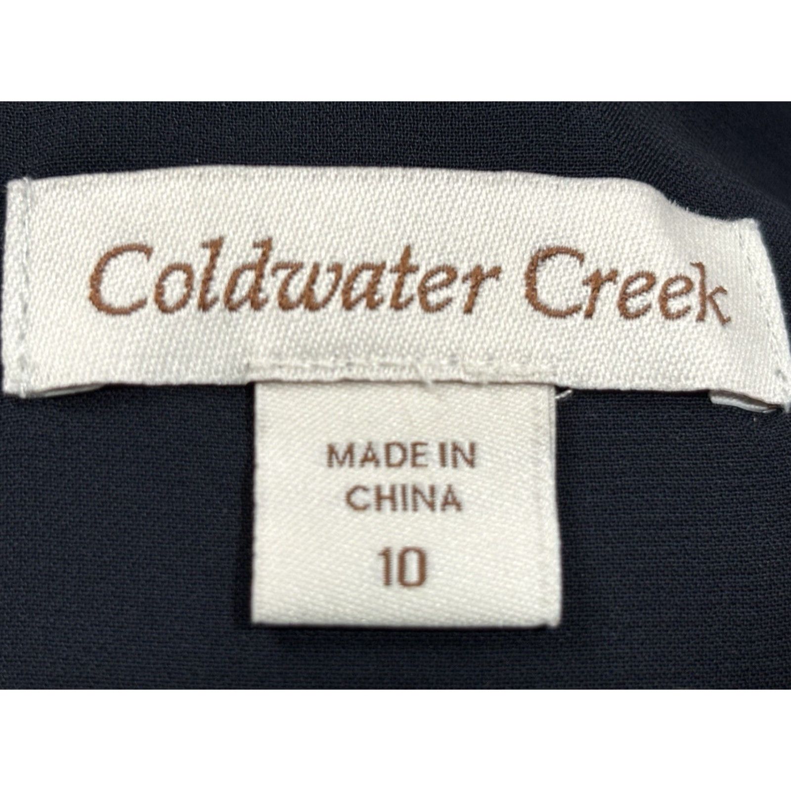 Coldwater Creek Coldwata r Creek Fit N Flare Dress Sz 10 Women’s Sleeveless Knee Length Flowy Size L / US 10 / IT 46 - 7 Thumbnail