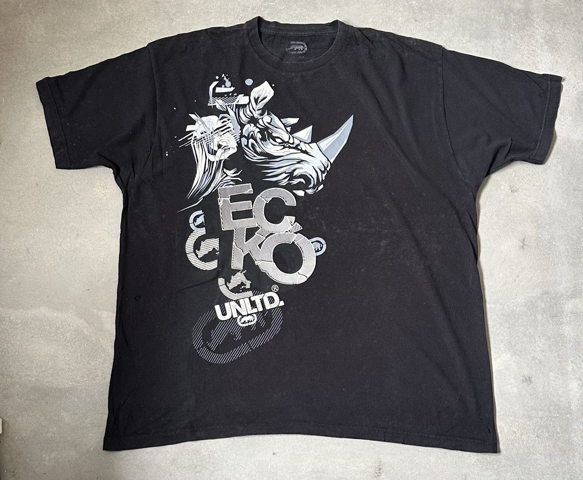 Ecko Unltd. ECHO BLACK T SHIRT Size US XXL / EU 58 / 5 - 1 Thumbnail