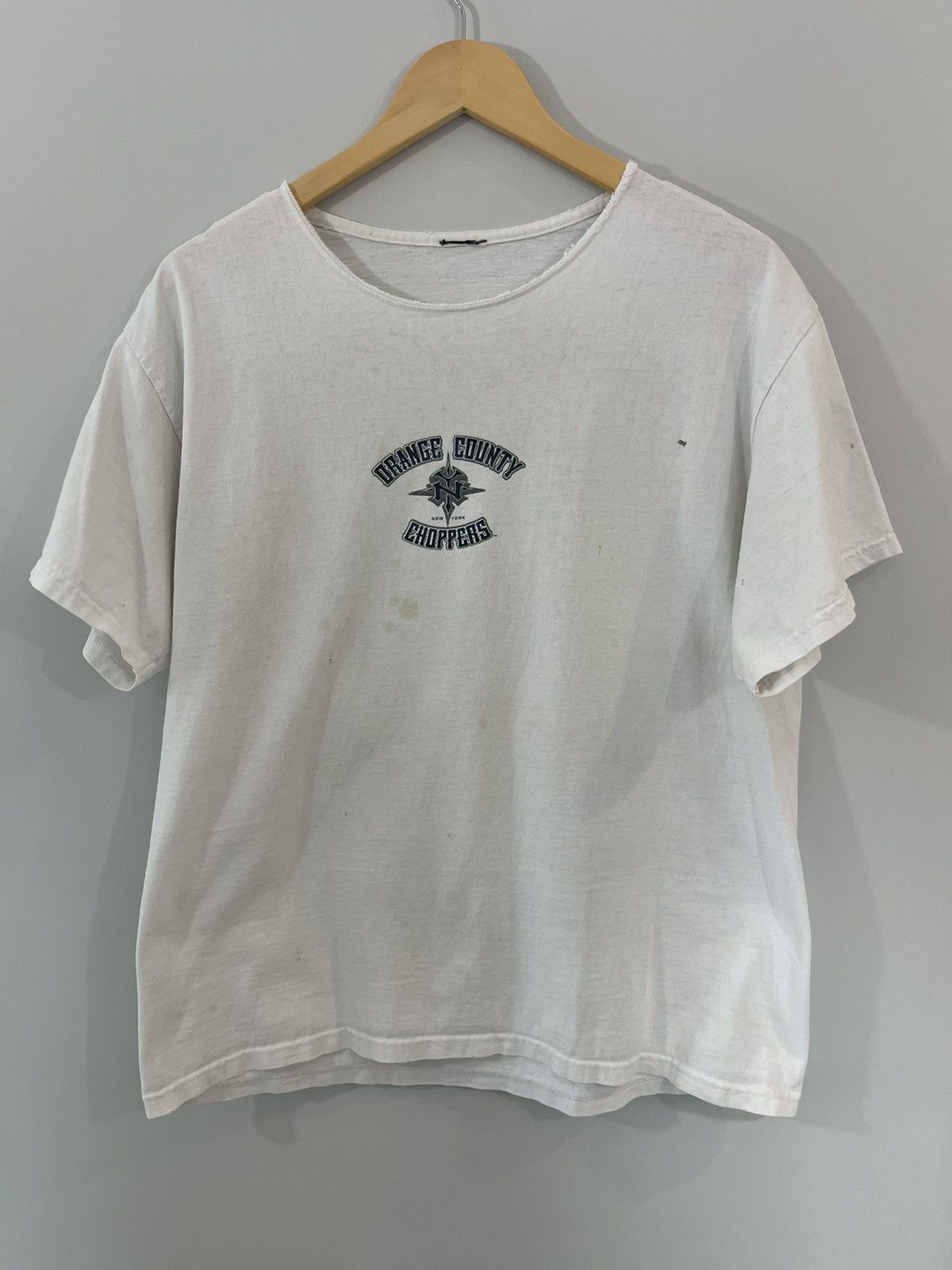 Vintage Orange County Choppers Thrashed Distressed Moto Tee Size US M / EU 48-50 / 2 - 2 Thumbnail