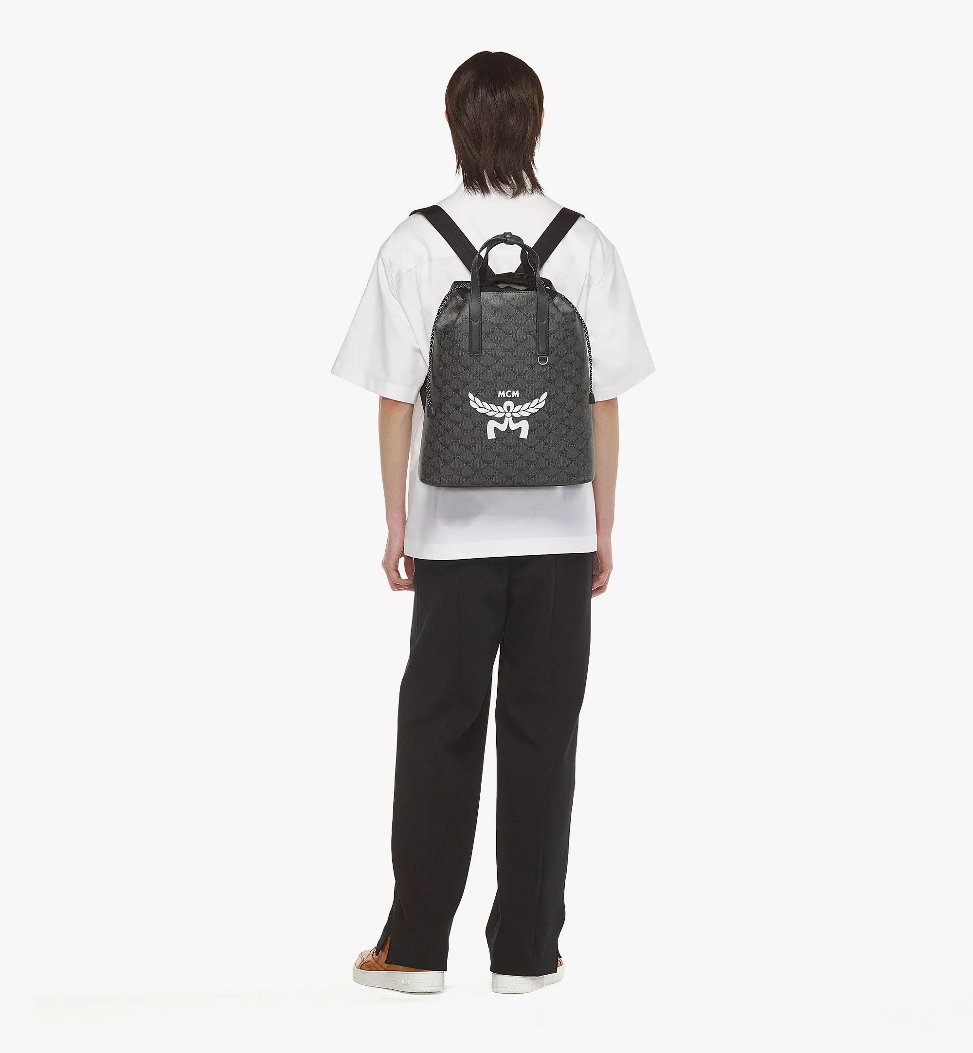 MCM o1mt1gz0325 Size: OS / Backpack Medium in Black/Grey Size ONE SIZE - 7 Thumbnail