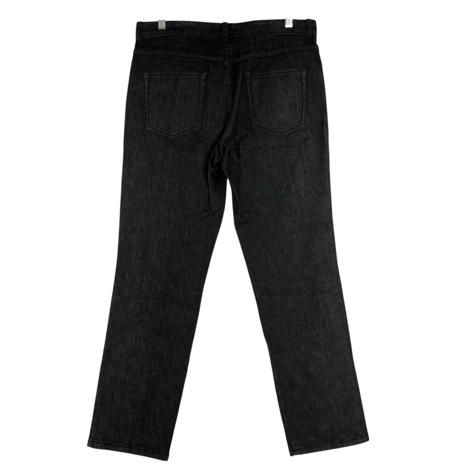 Escada Escada Jeans 38 Black Straight Leg Stretch Pants Modern Fit Size 32" / US 10 / IT 46 - 5 Thumbnail