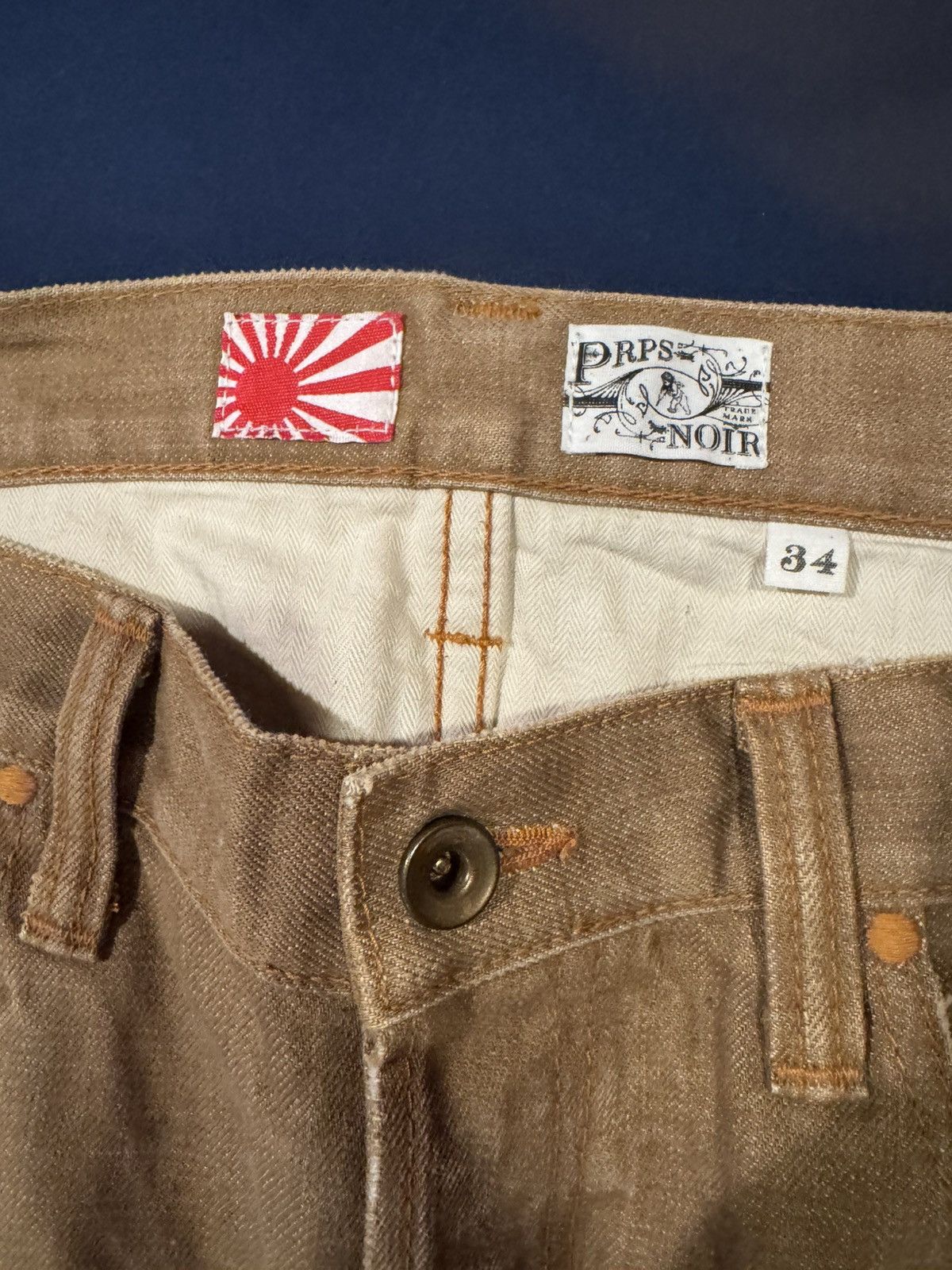Prps PRPS NOIR P61P19VBL BARRACUDA JEAN NWOT Size US 34 / EU 50 - 3 Thumbnail