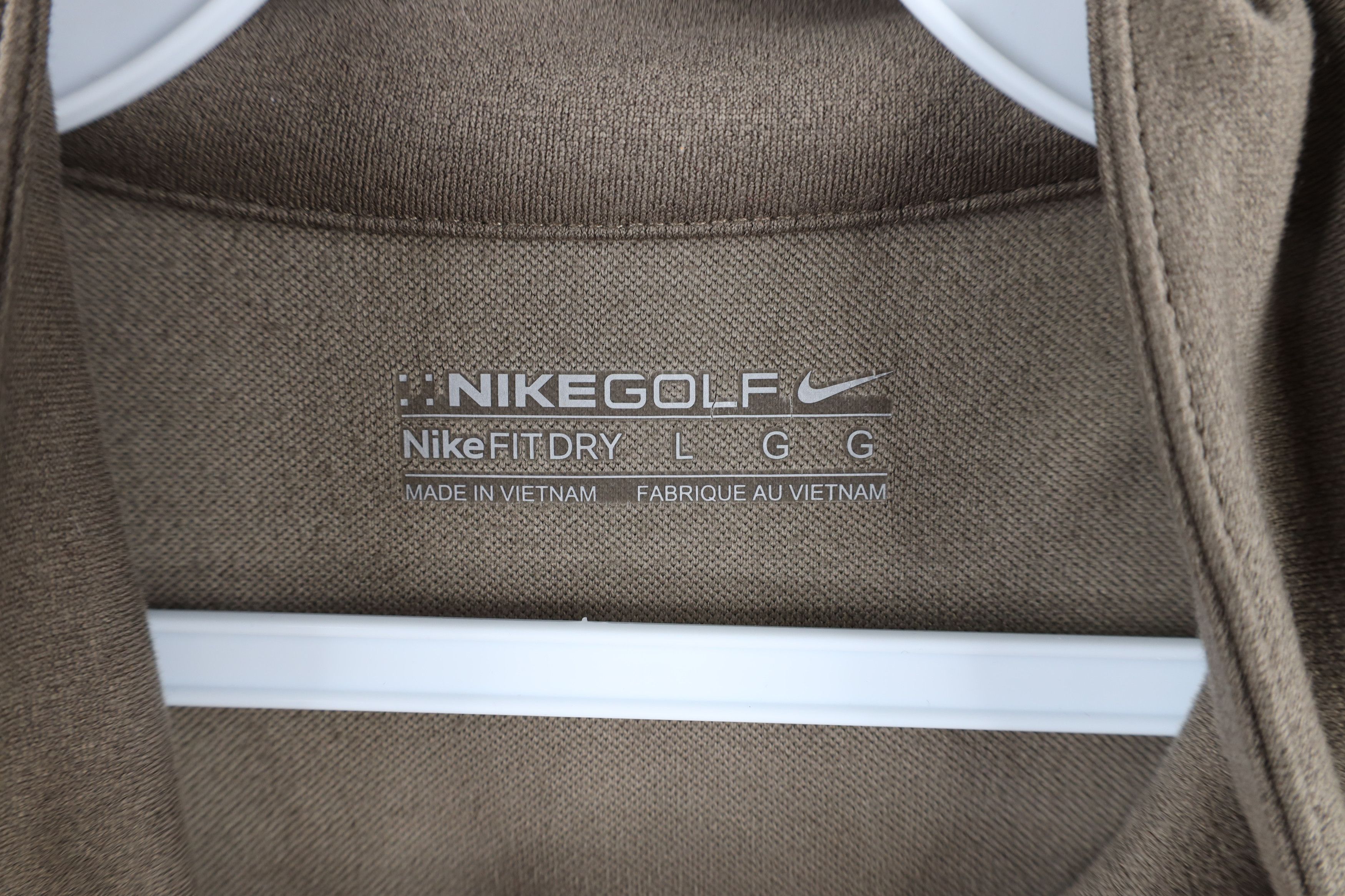 Nike × Vintage Vintage Nike Golf Mini Swoosh Half Zip Pullover Sweater Size US L / EU 52-54 / 3 - 6 Thumbnail