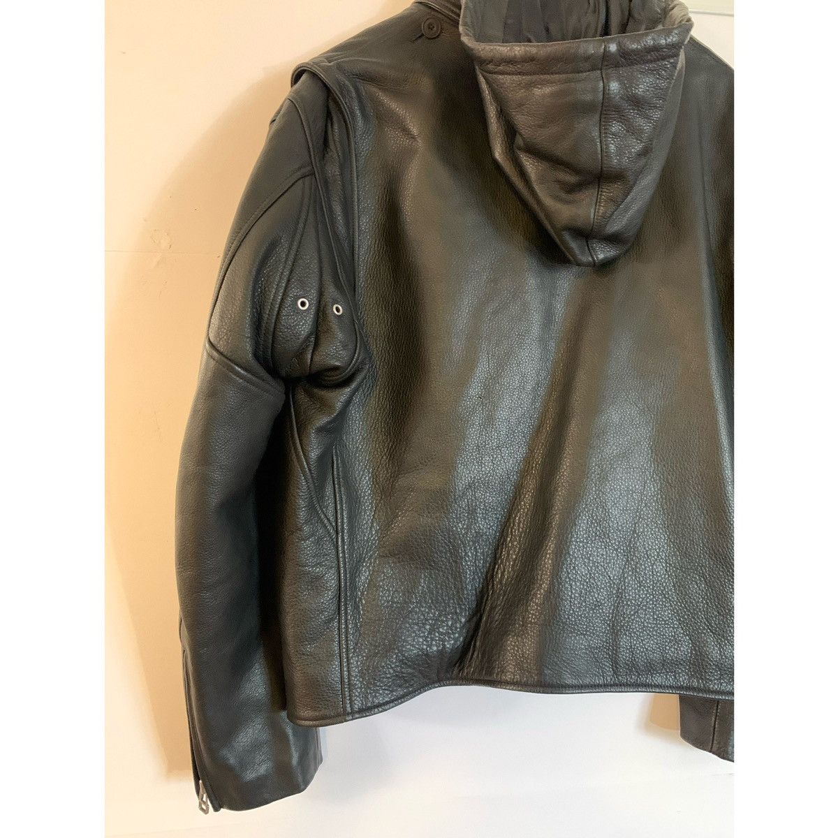 Helmut Lang HELMUT LANG BUILD OUT MOTORCYCLE LEATHER JACKET Size US L / EU 52-54 / 3 - 19 Thumbnail
