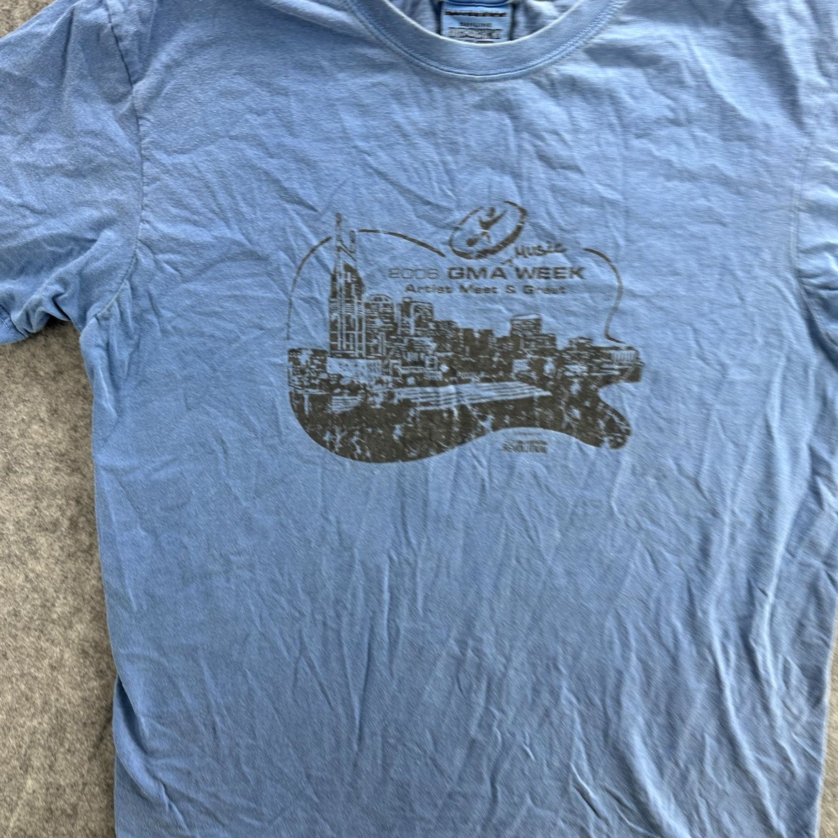 Vintage GMA Week 2006 Shirt Mens Small Blue Nashville Event Graphic Artist Meet & Greet Size US S / EU 44-46 / 1 - 4 Thumbnail