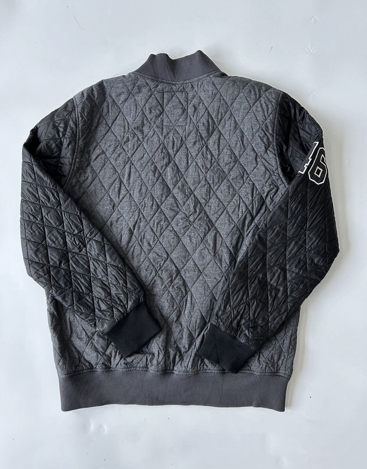 NBA × Vintage NBA KNICKS 46 QUILTED VARSITY JACKET Size US XL / EU 56 / 4 - 8 Thumbnail