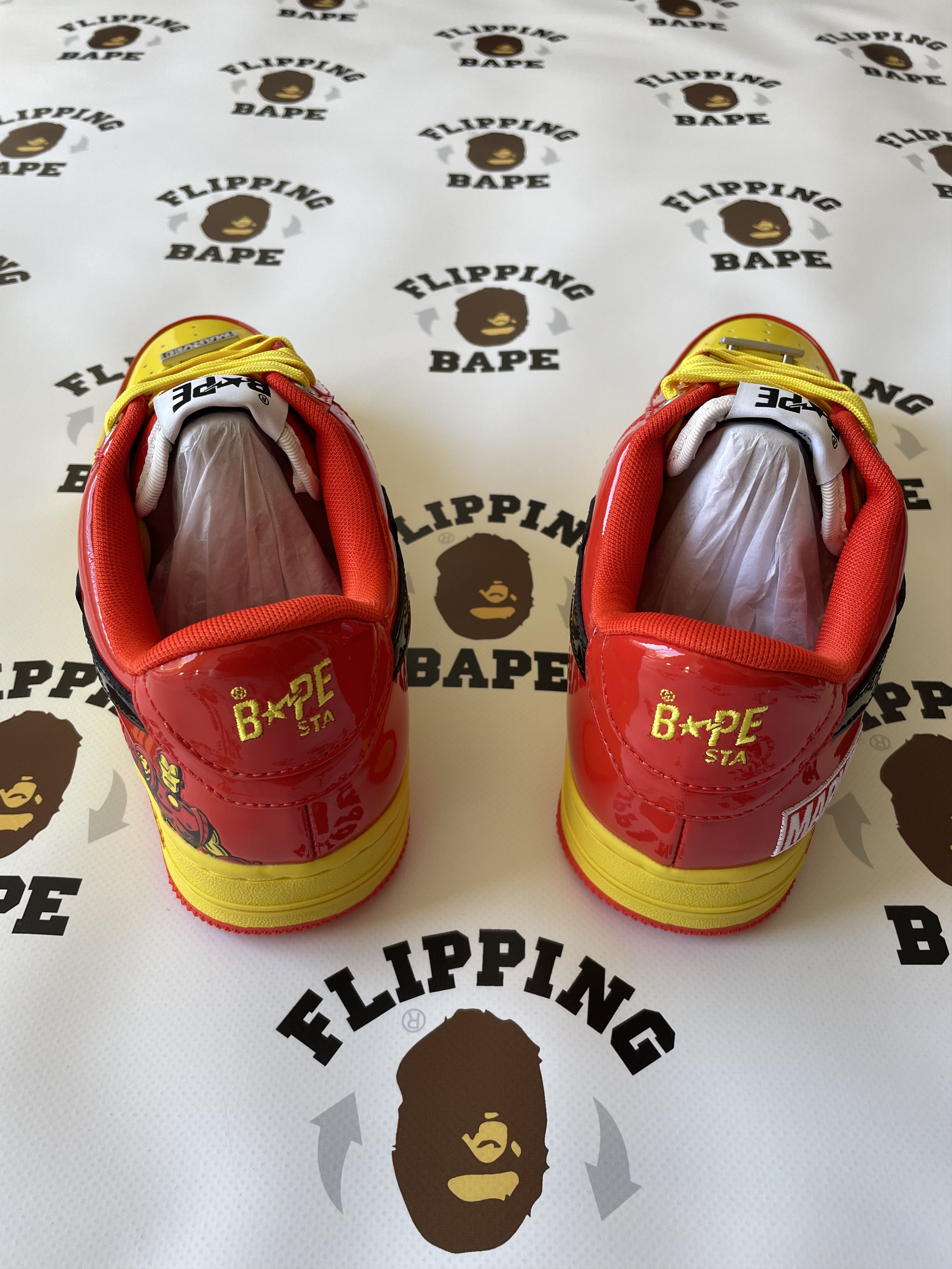 Bape MARVEL BAPE STA IRON MAN Size US 7 / EU 40 - 5 Thumbnail