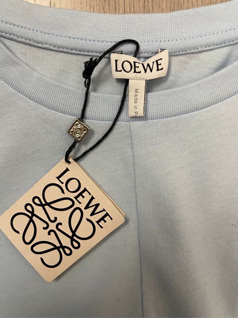 Loewe loewe Embroidered small Logo irregular hem short-sleeved T- Size US XS / EU 42 / 0 - 5 Thumbnail