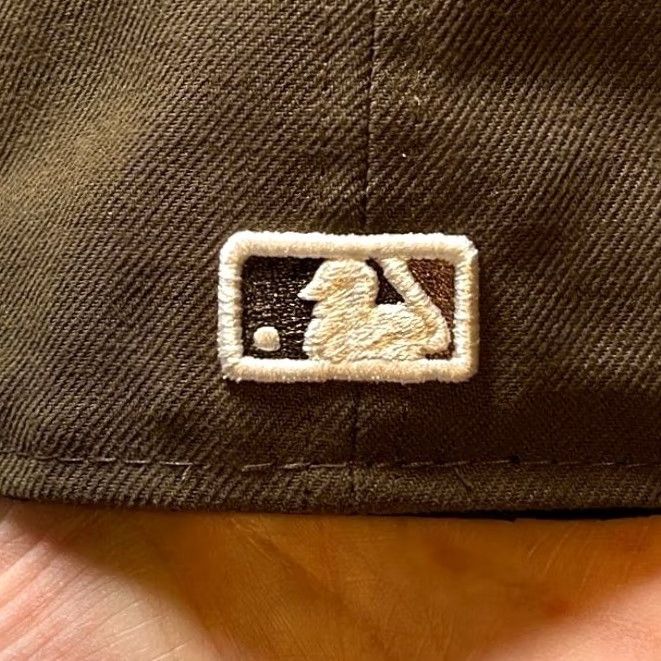 New Era New Era San Diego Padres Hat Mens 7 Brown 59FIFTY Fitted MLB Authentic On-Field Size ONE SIZE - 7 Thumbnail