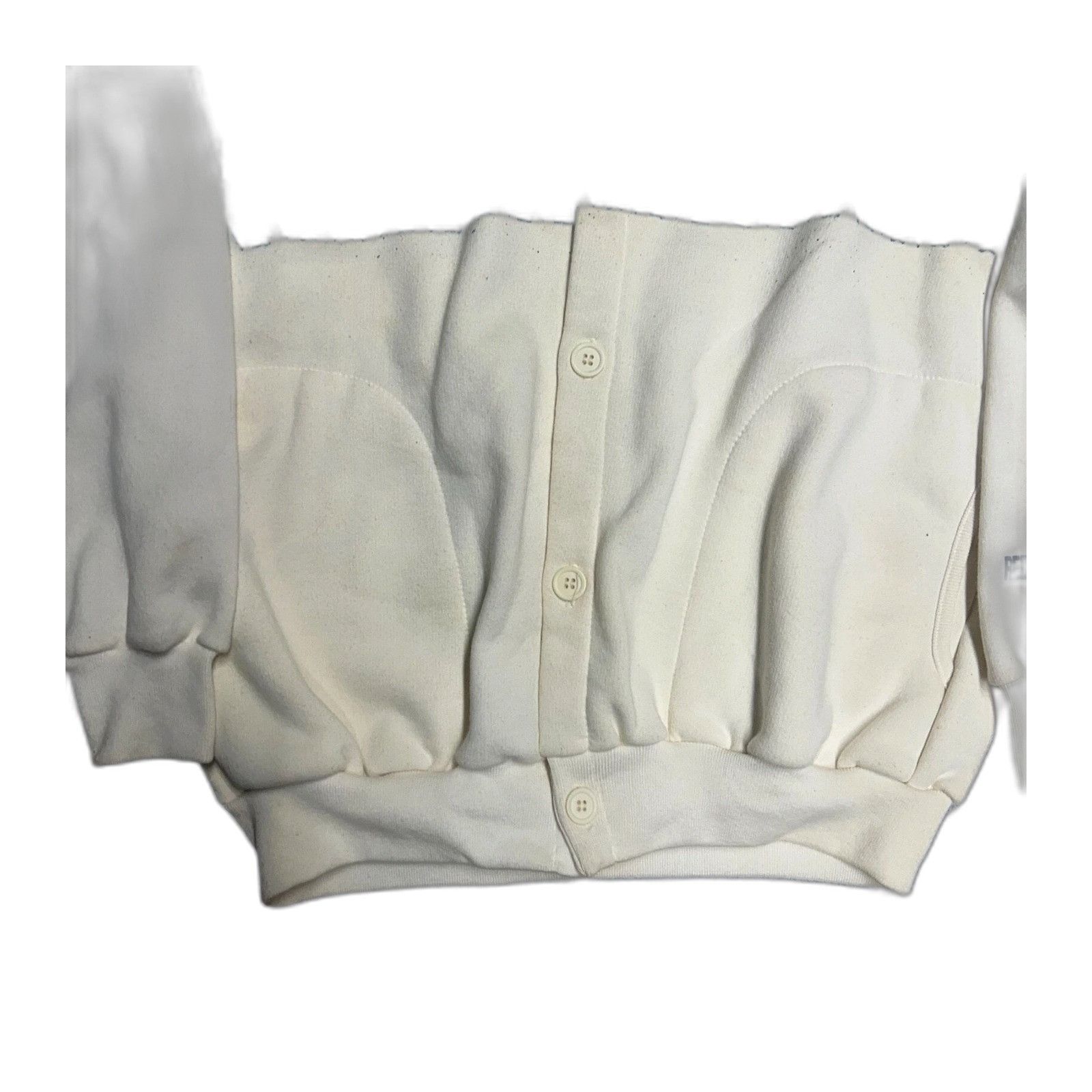 Vintage Vintage Native American 1/4 Button Sweatshirt White Men's La Size US L / EU 52-54 / 3 - 2 Thumbnail