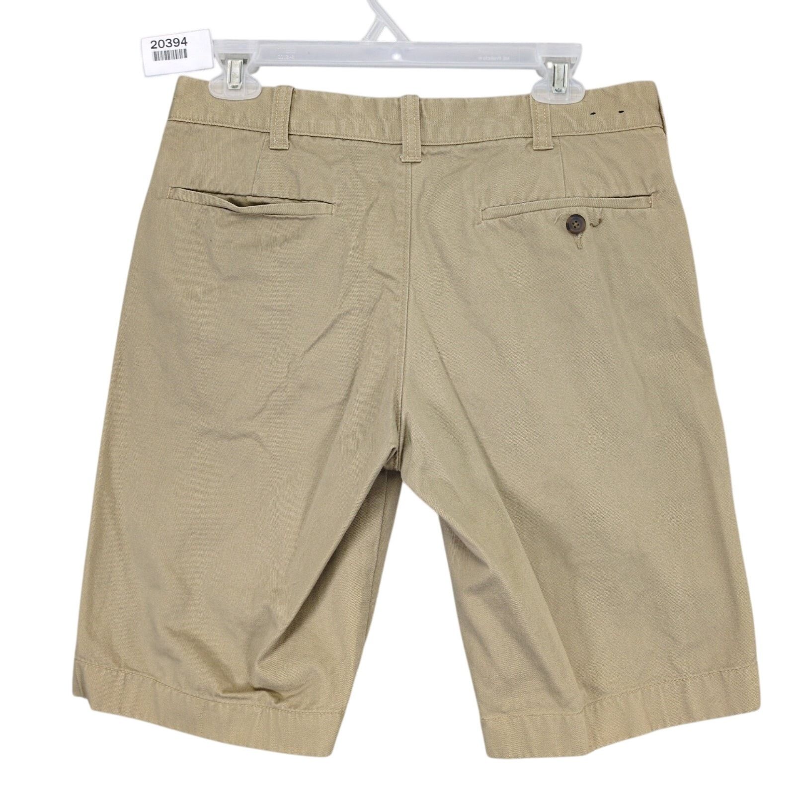 J.Crew J Crew Rivington Men's 29x11 Tan Khaki Chino Shorts Size US 29 - 2 Thumbnail