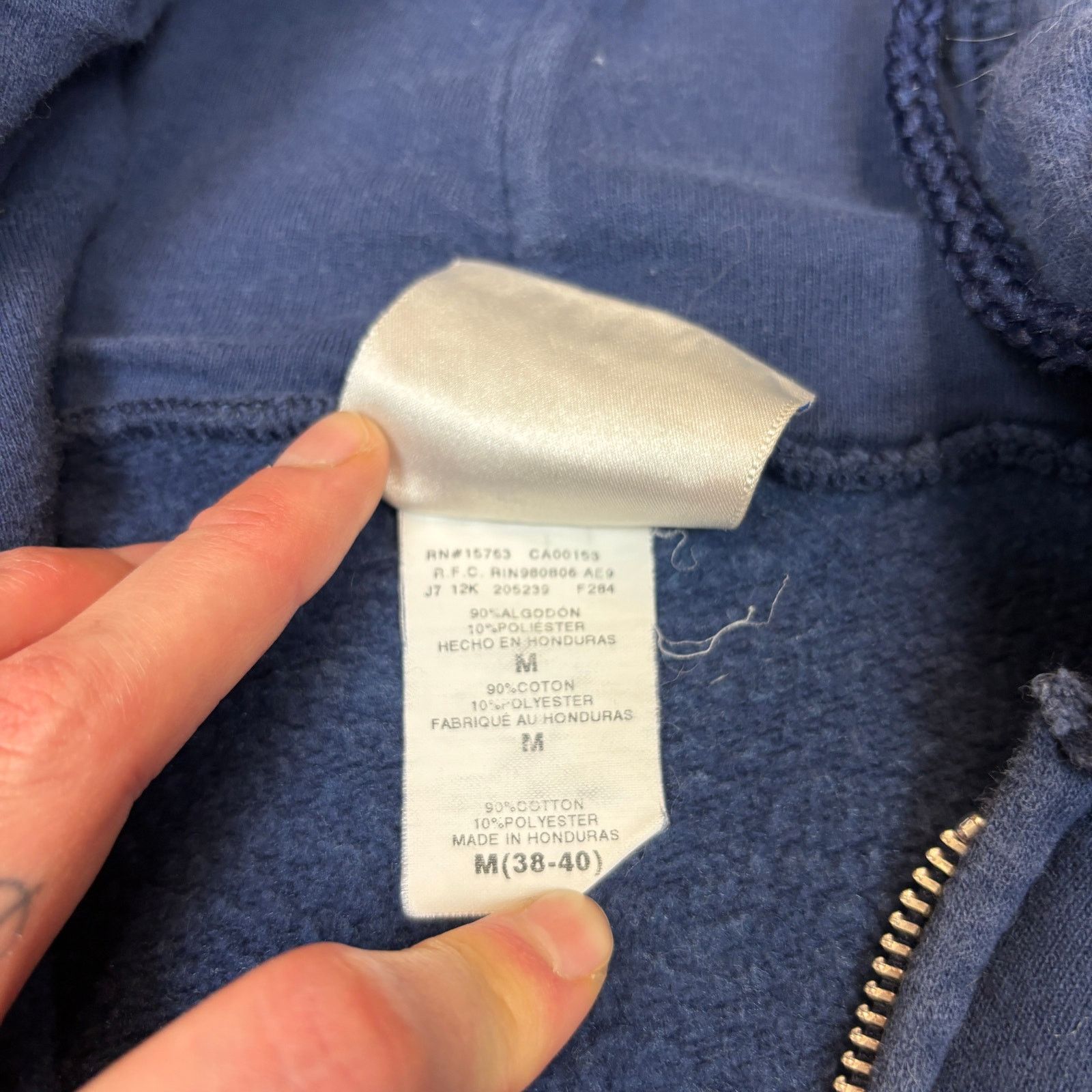 Vintage Vintage 90s Trader Joe's Full Zip Hoodie Hawaiian Flower Size US M / EU 48-50 / 2 - 6 Thumbnail