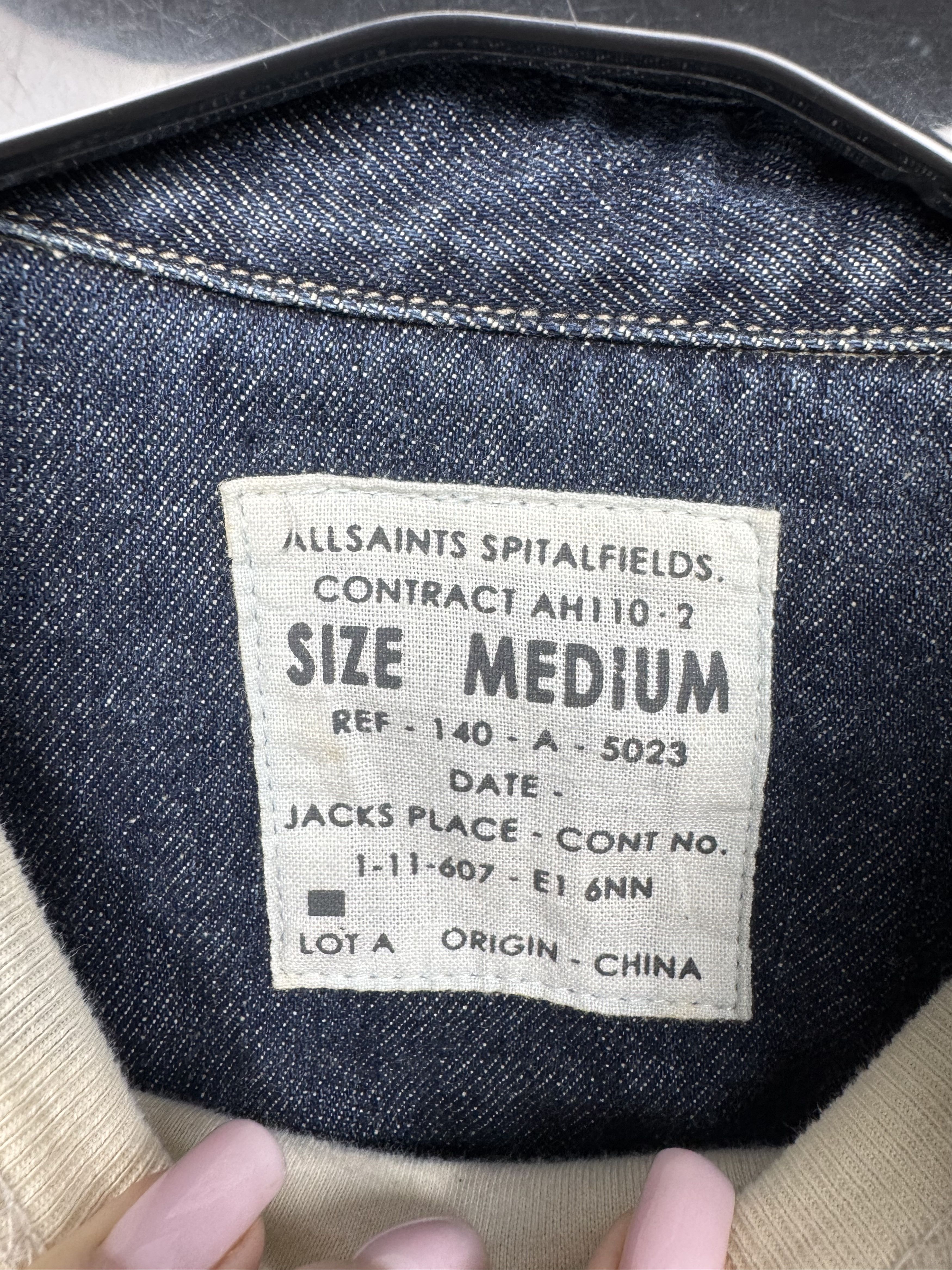 Allsaints Allsaints Mens Murph Denim Shirt Size US M / EU 48-50 / 2 - 3 Thumbnail