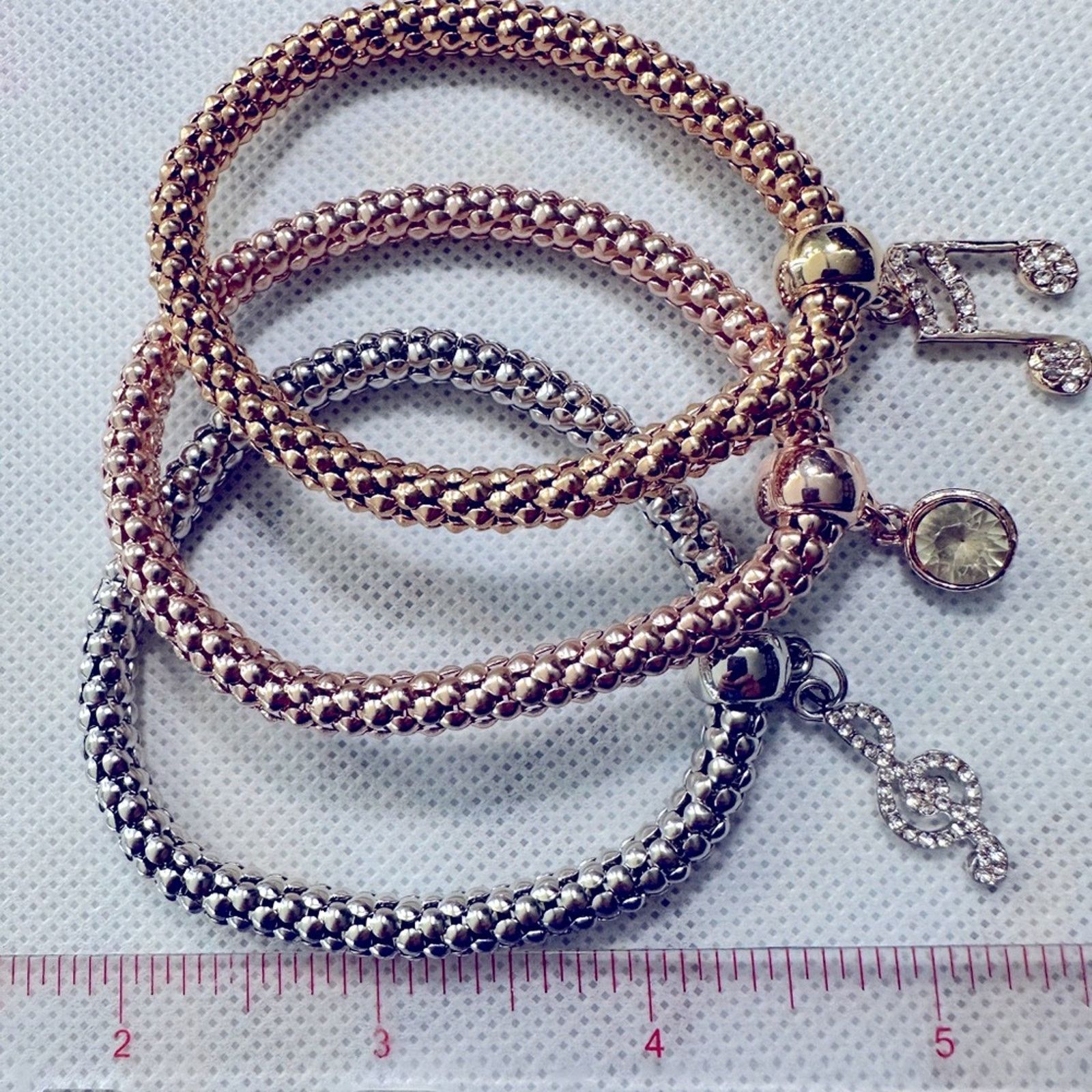 & Other Stories Stretch Bracelets for Music Lovers - 3 with Music Theme Size ONE SIZE - 3 Thumbnail
