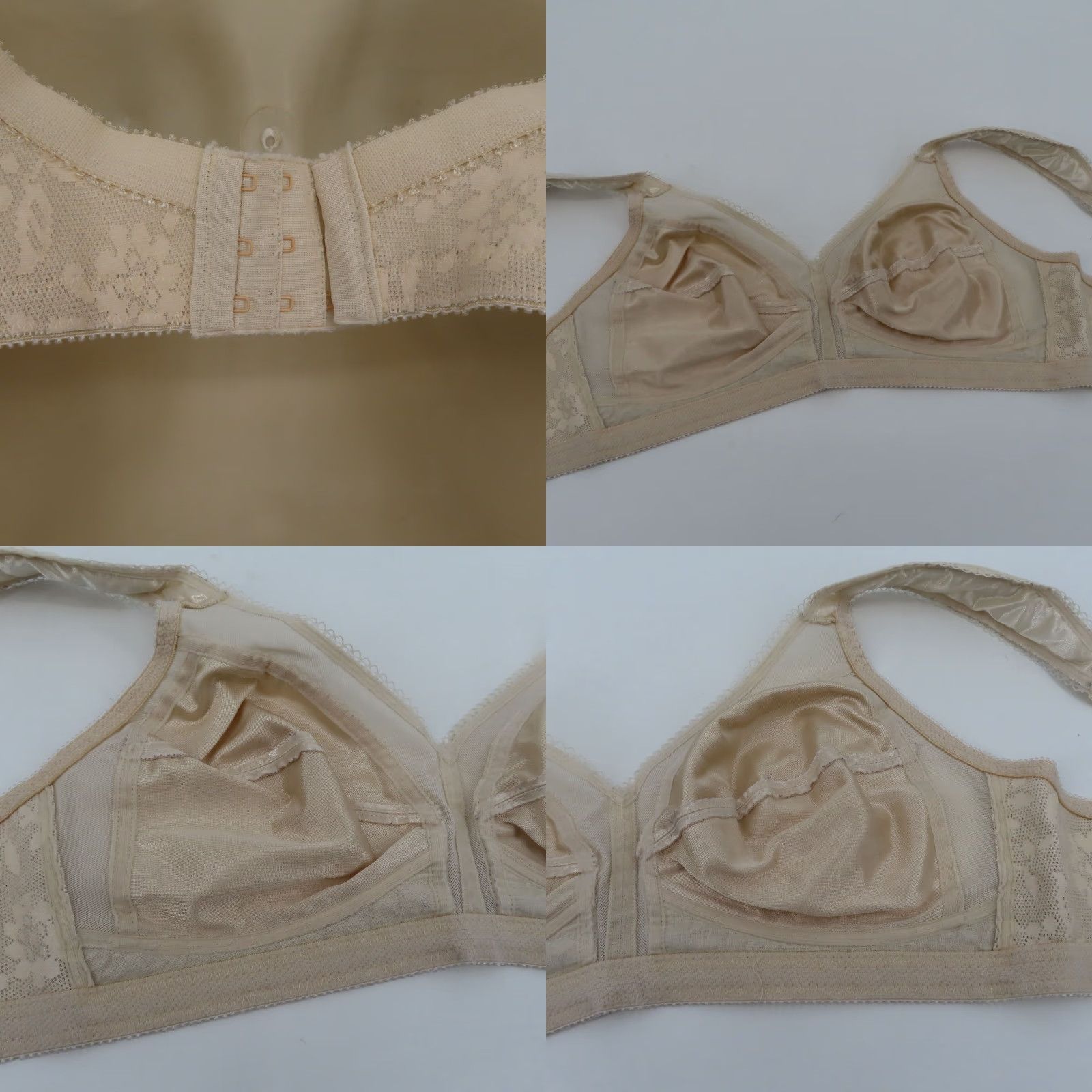 Vintage Underscore Bra 38B Full Coverage Wireless T-Shirt Beige Cream Comfort Strap 4185 Womens Menus? Size ONE SIZE - 8 Thumbnail