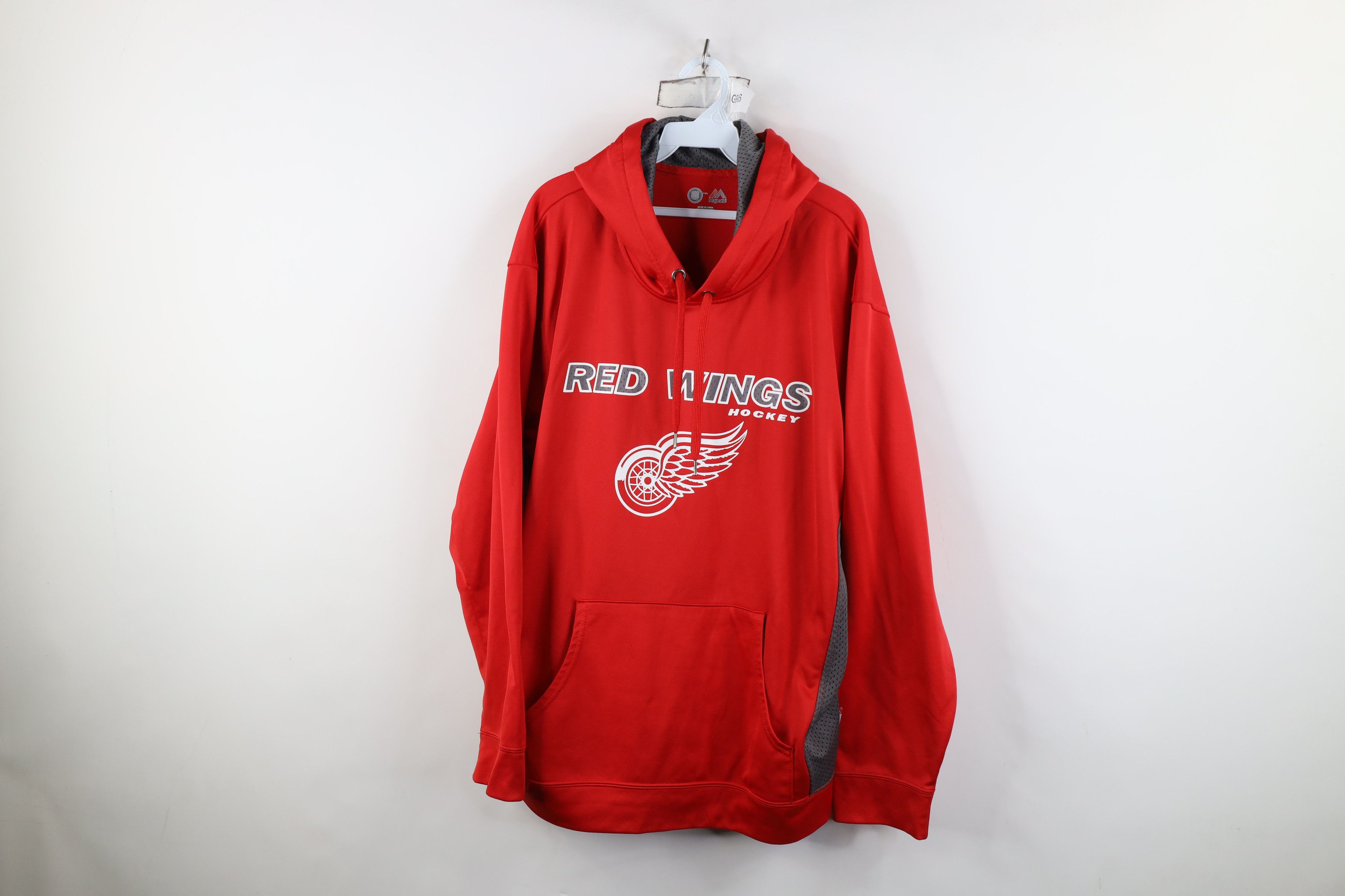 Majestic Majestic Detroit Red Wings Hockey Hoodie Sweatshirt Red Size US XL / EU 56 / 4 - 1 Thumbnail