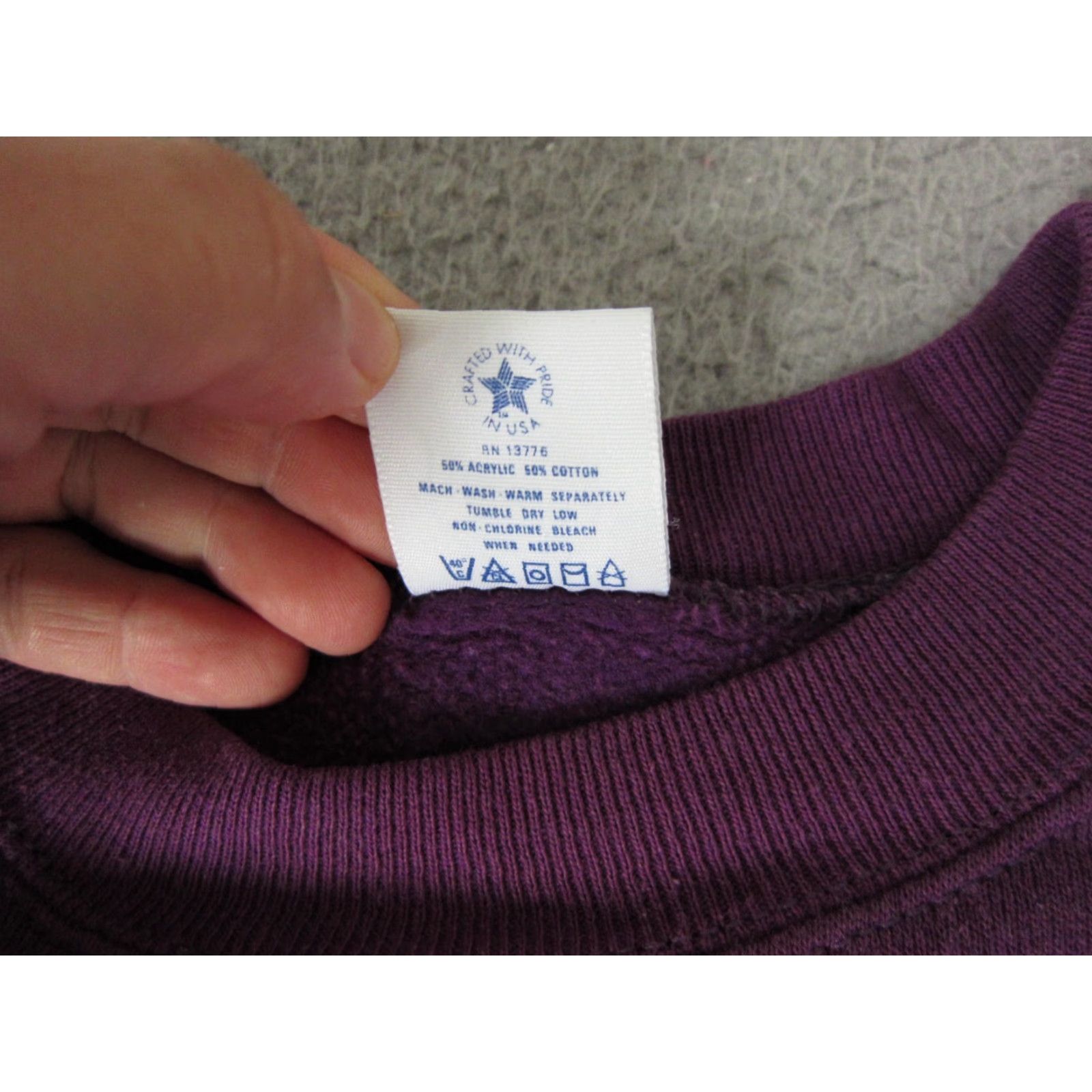 Vintage VINTAGE Koala Sweatshirt Womens L Purple Pullover Crew Neck USA Made in USA Panhill 90s Bird Jungle Cat Cotton Polyester Fleece Regular Size L / US 10 / IT 46 - 6 Thumbnail