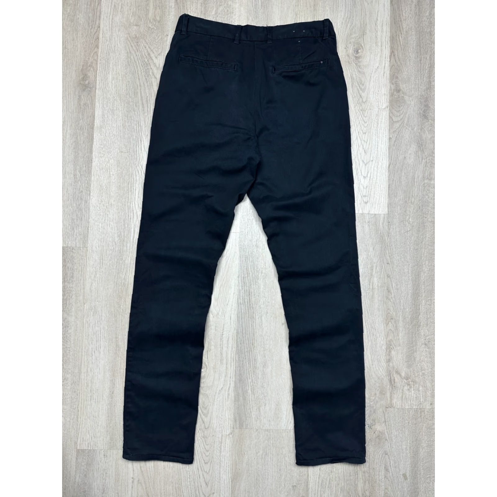 Allsaints AllSaints Mens Park Chino Pants 31 Black Cotton Slim Regular Inseam 32 Pants Mens XS? Size US 31 - 5 Thumbnail