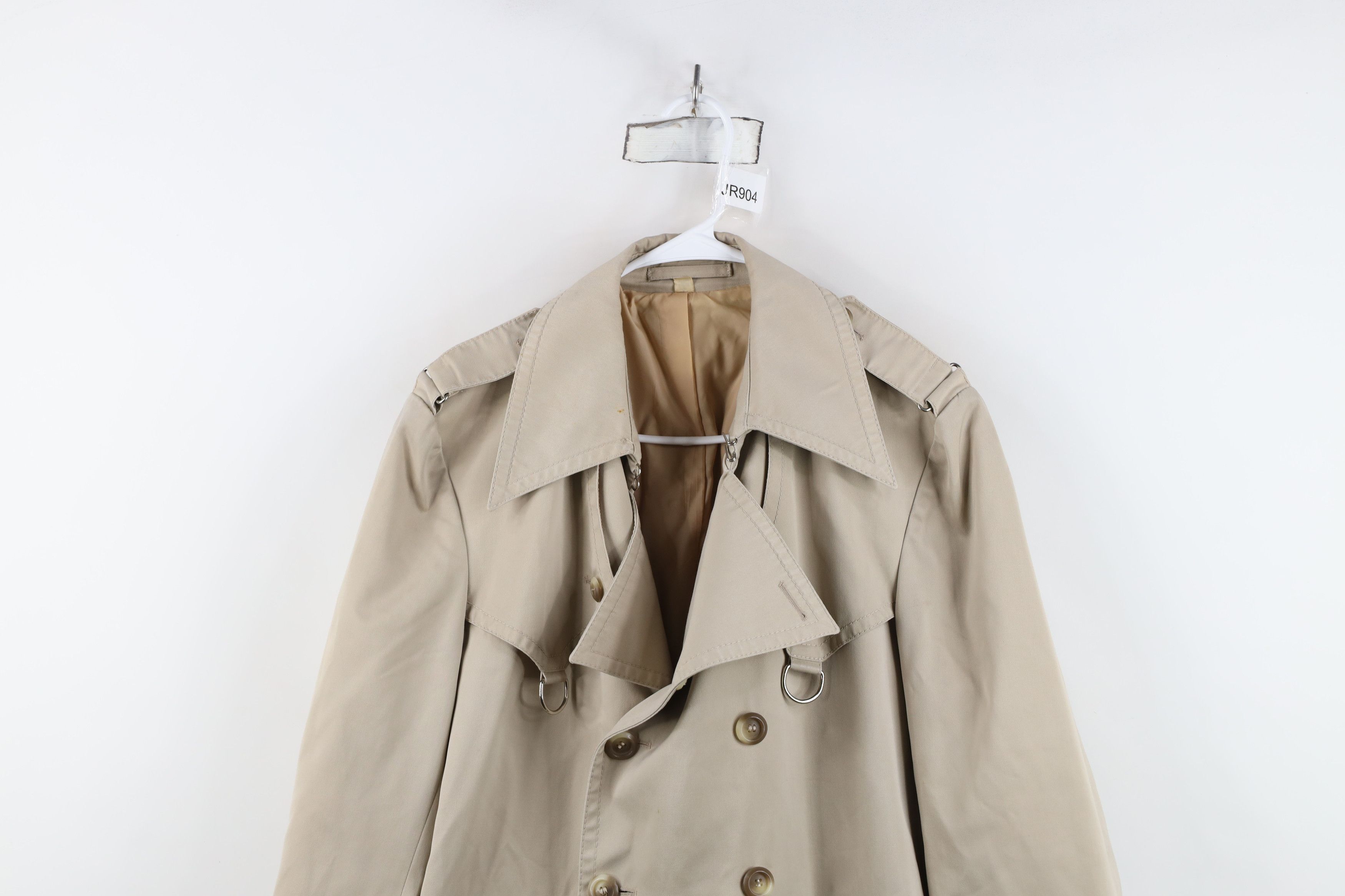 Vintage Vintage 80s 90s Streetwear Breasted Trench Coat Jacket Size US L / EU 52-54 / 3 - 2 Thumbnail