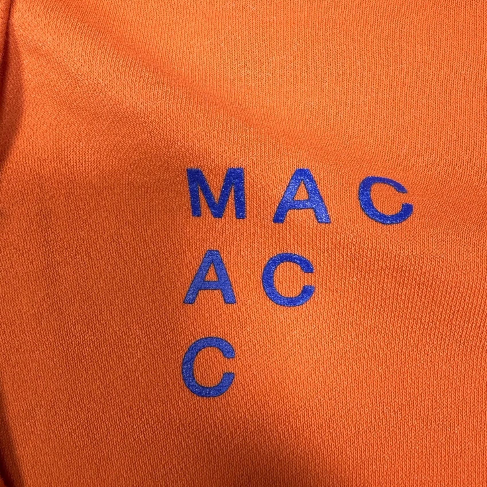 Vintage Mac Miller Circles Hoodie Orange Mens XL 2019 Official Album Merch Abstract Size US XL / EU 56 / 4 - 2 Thumbnail