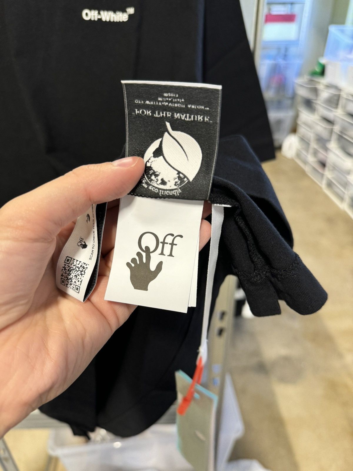 Off-White Off-White Chain Arrow T-Shirt NEW 525$ Size US M / EU 48-50 / 2 - 5 Thumbnail