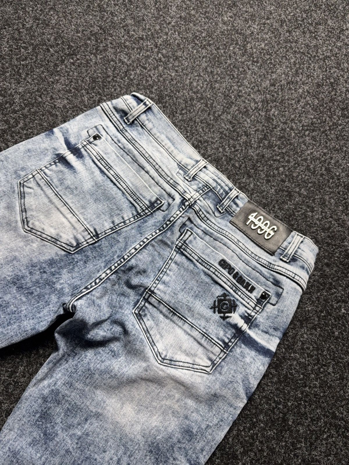 Japanese Brand Y2K 00s Japanese Punk Cipo&Baxx Punk Rock Biker Jeans Denim Size US 32 / EU 48 - 12 Thumbnail