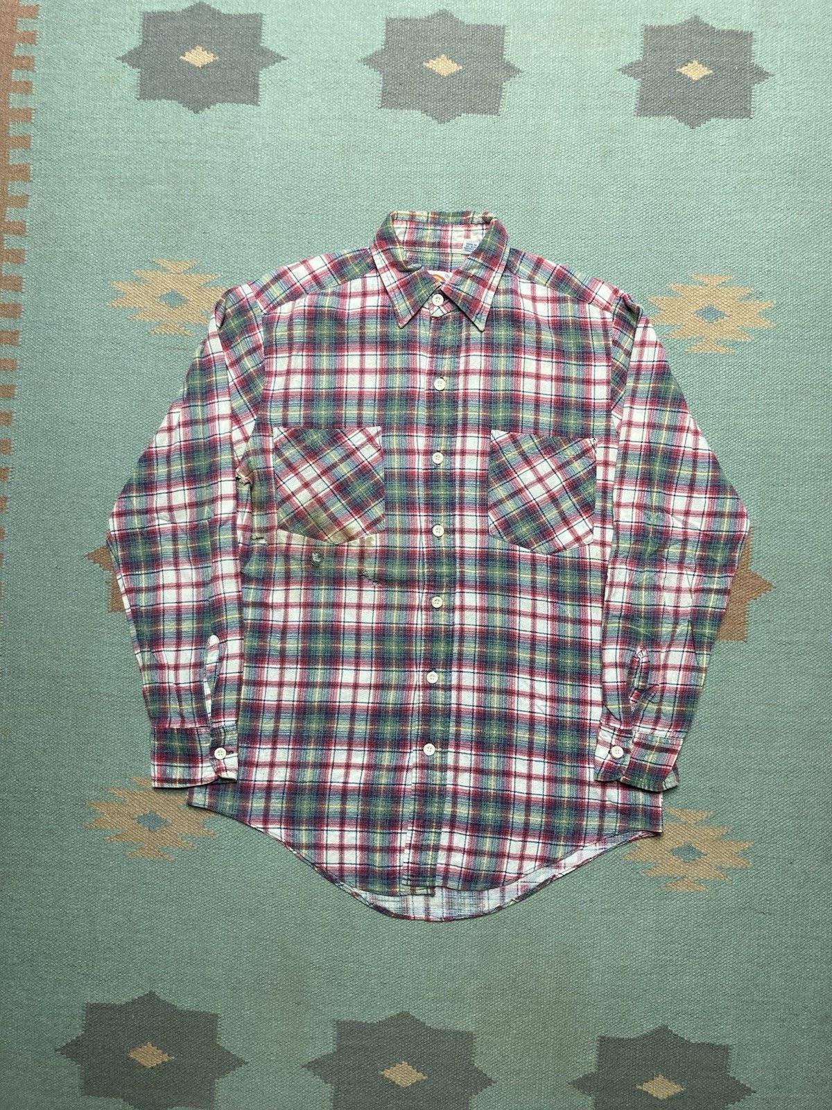 Vintage Dickies flannel shirt plaid soft brushed cotton distre small Size US L / EU 52-54 / 3 - 1 Thumbnail
