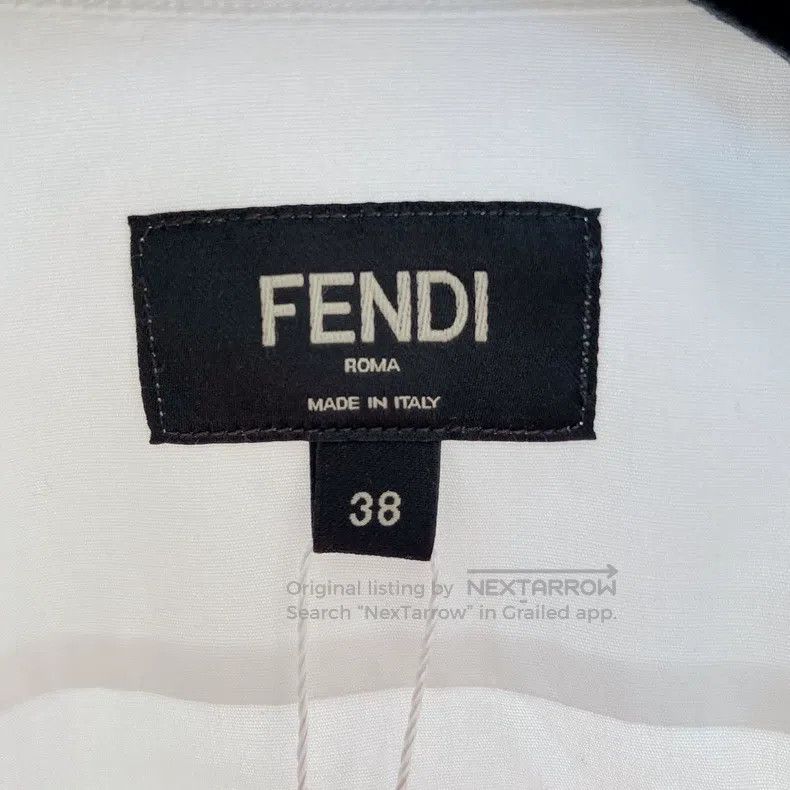 Fendi Fendi Logo Embroidered Shirt Size XS / US 0-2 / IT 36-38 - 6 Thumbnail